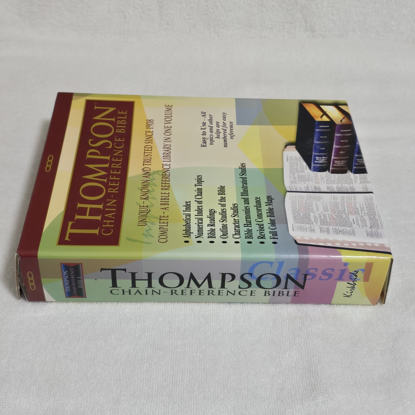 Thompson Chain Reference Bible KJV 5th Improved Ed 2014 Black Kirvella Kirkbride