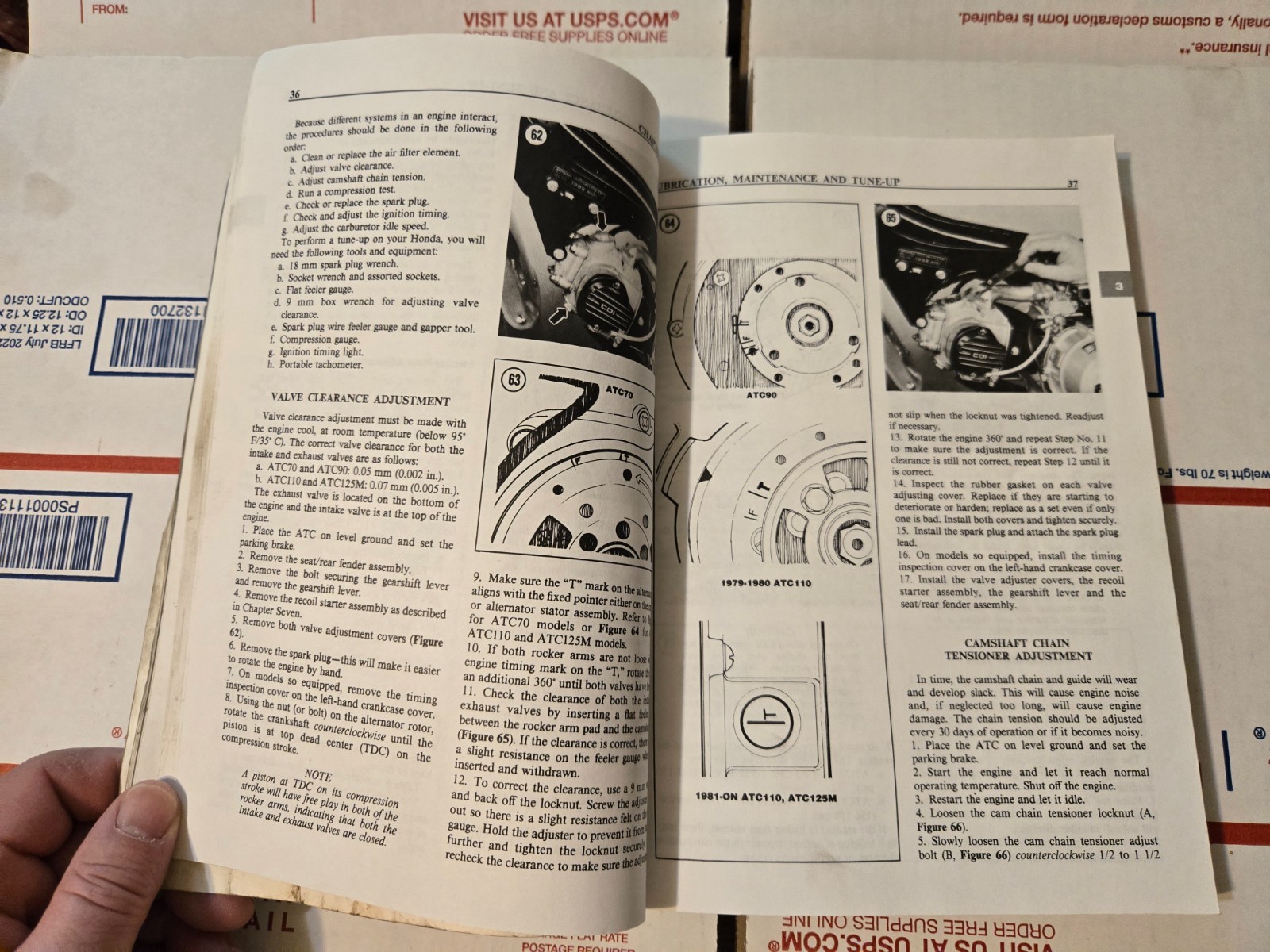 Clymer ATC TRX Fourtrax 70 – 125 1970 – 1987 Repair Manual