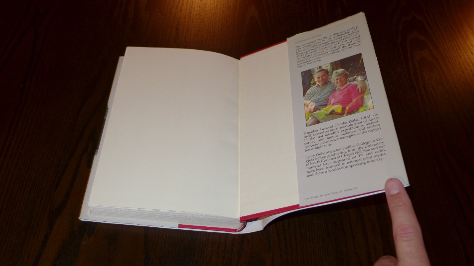Moonwalker by Charlie & Dotty Duke – Astronaut – Hardcover – Signed by Author