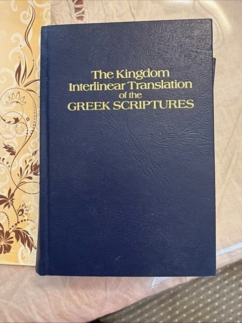 The Kingdom Interlinear Translation of the Greek Scriptures 1985 Hardcover HC