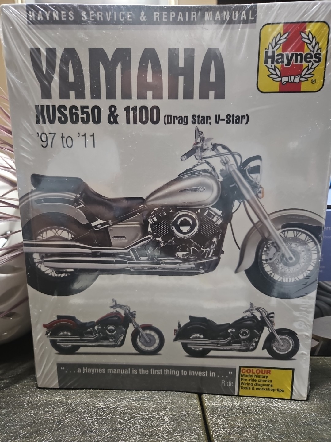 Yamaha XVS650 & 1100 Drag Star/V-Star (97 – 11) Haynes Repair Manual by Mather