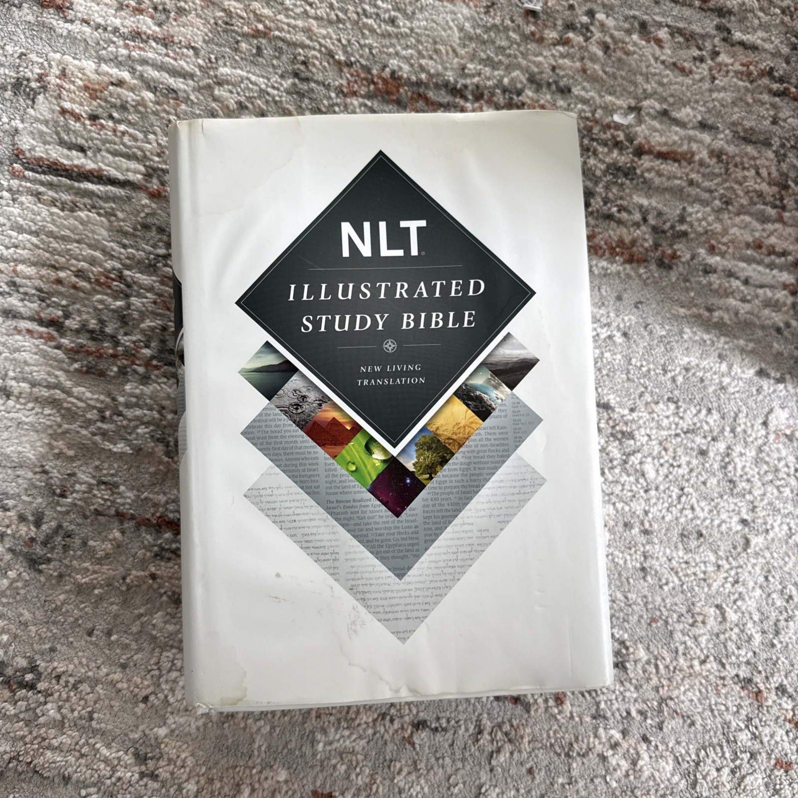 Illustrated Study Bible by New Living Translation (2015, Hardcover)