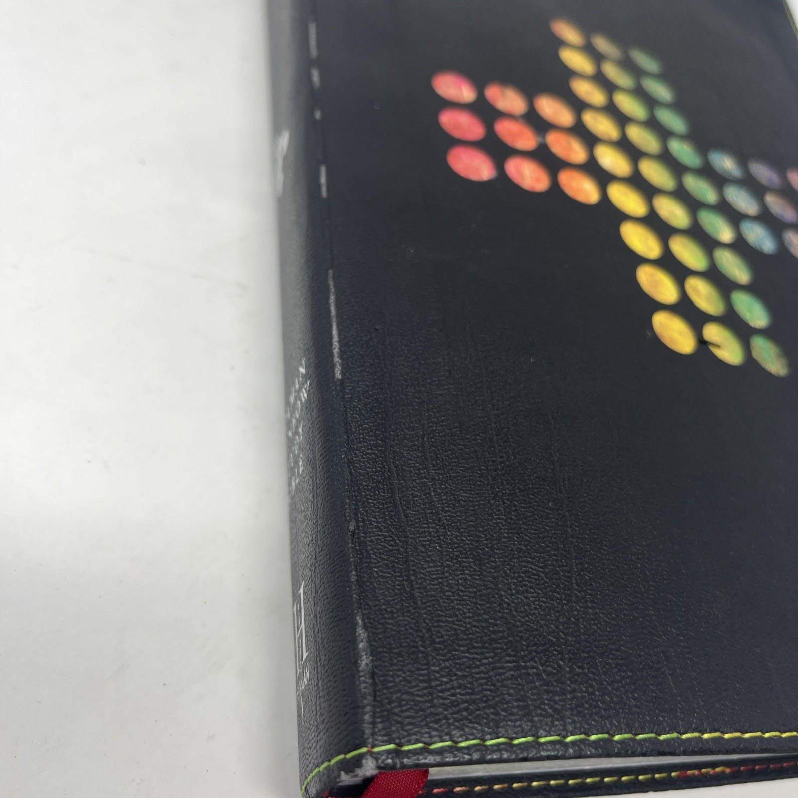 Holman Rainbow Study Bible NIV Edition: LeatherTouch Pierced Cross 2015