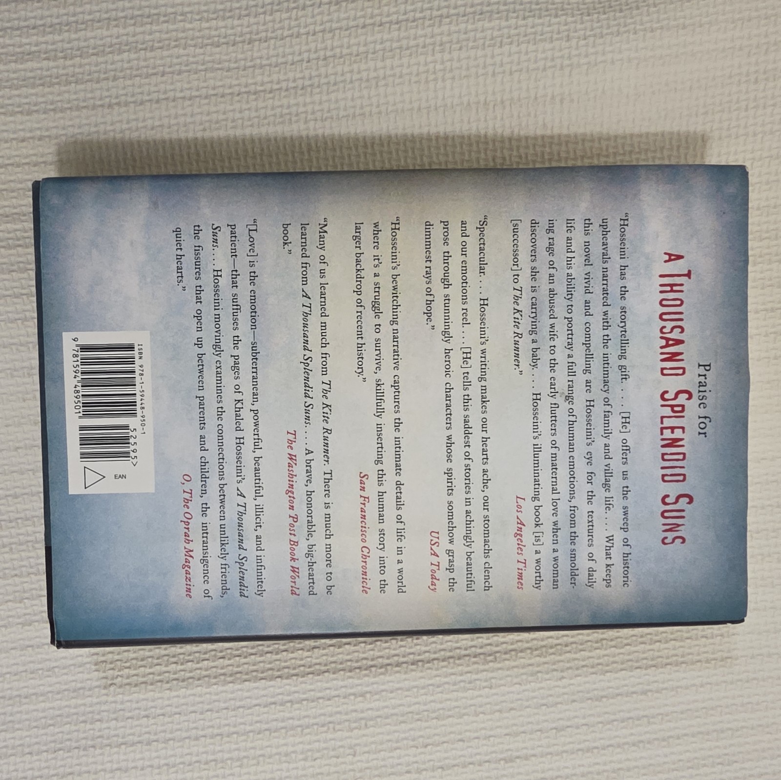 A Thousand Splendid Suns – Hardcover By Khaled Hosseini – GOOD