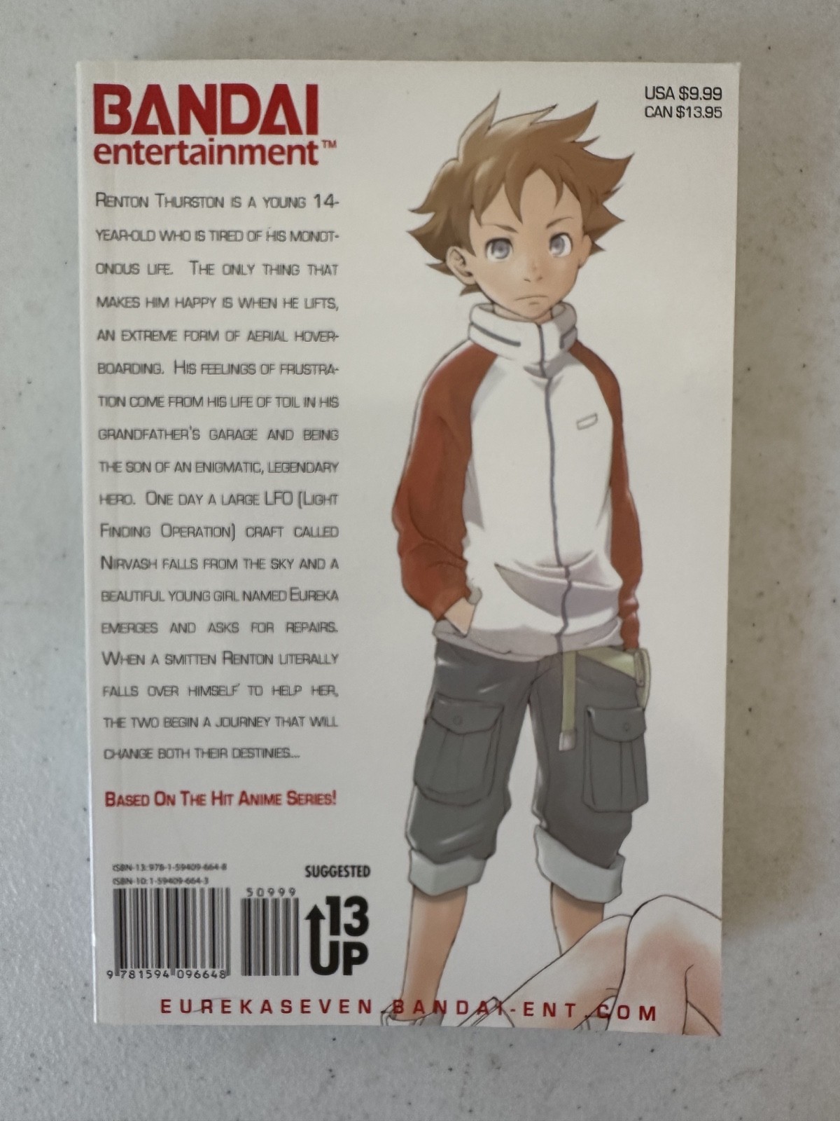 Eureka Seven Bones manga English Bandai Vol 1 2 PB Jensei Kataoka Kondou LFO