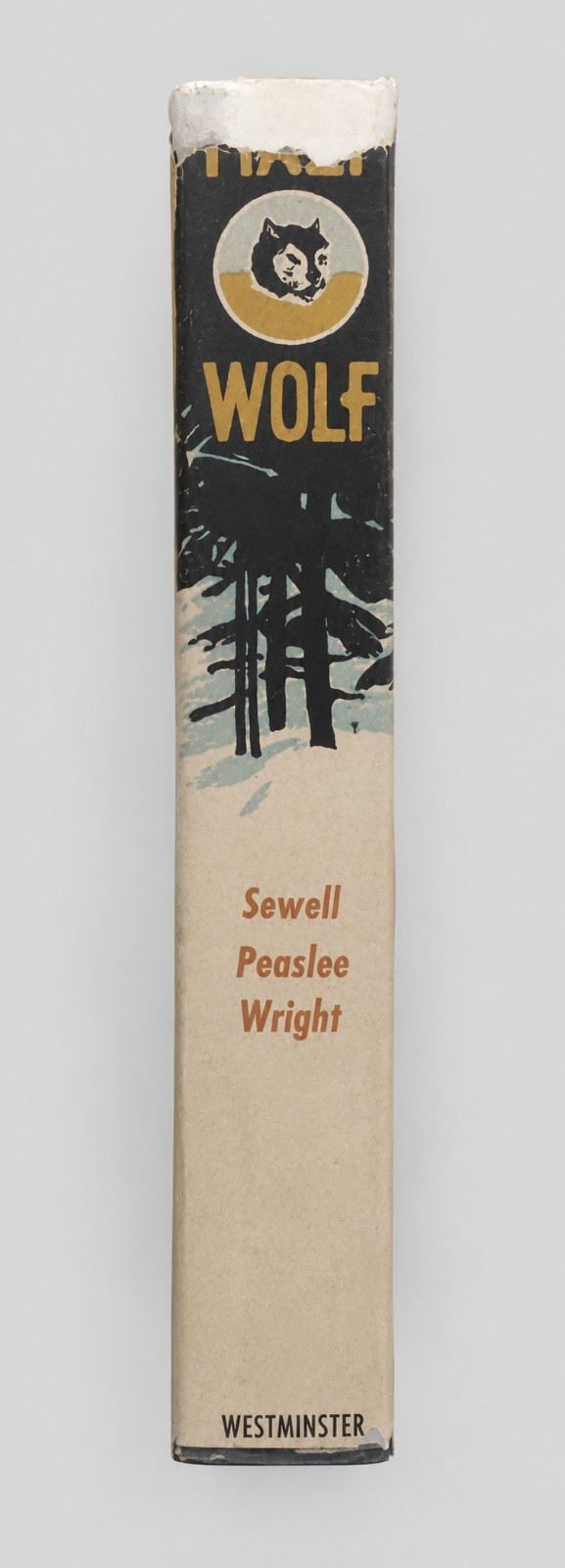 HALF WOLF 1946 Sewell Peaslee Wright HC w/DJ Rare Juvenile Wolf Adventure