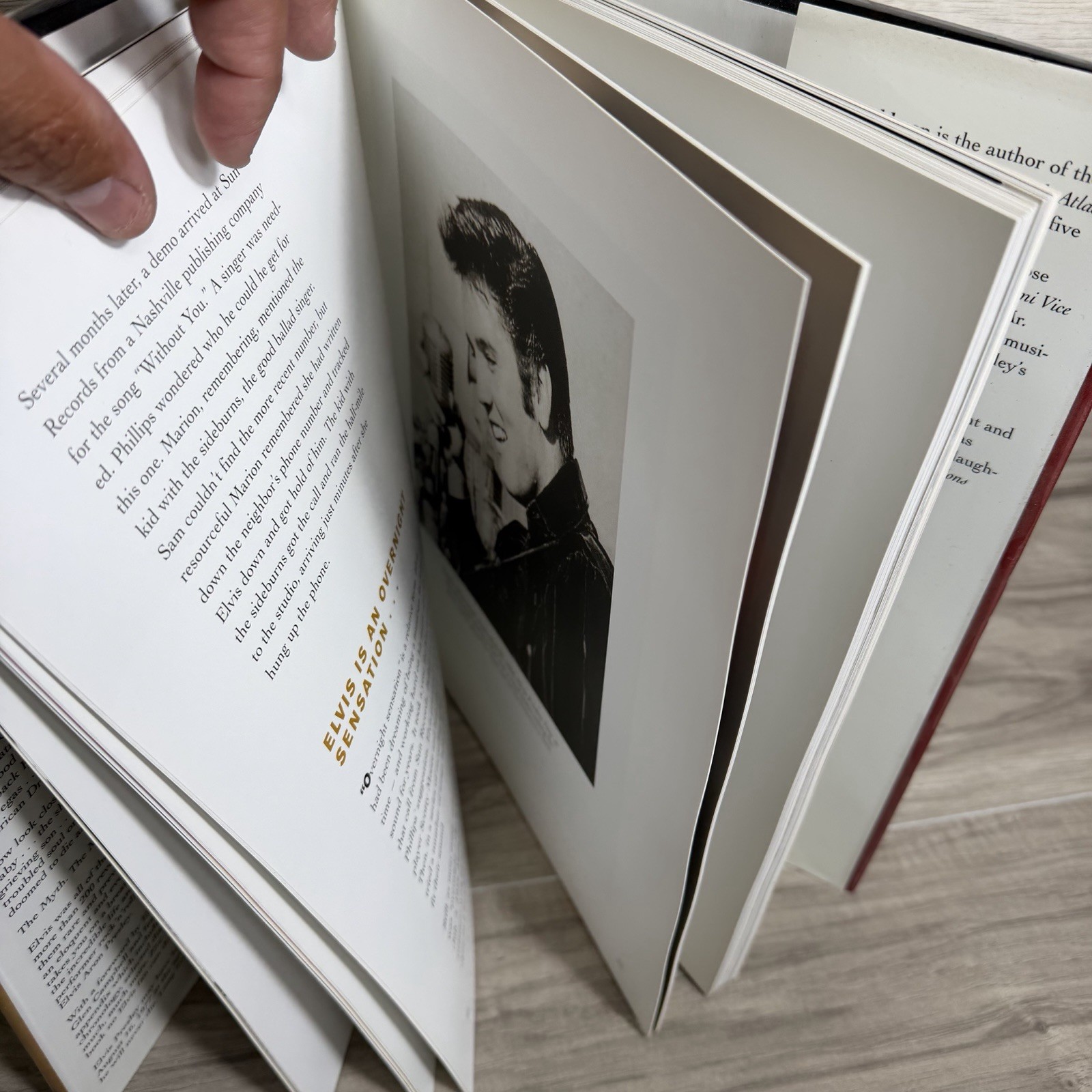 Elvis Immortal Leather Bound Hardback Special Collectors Edition 1997 Book