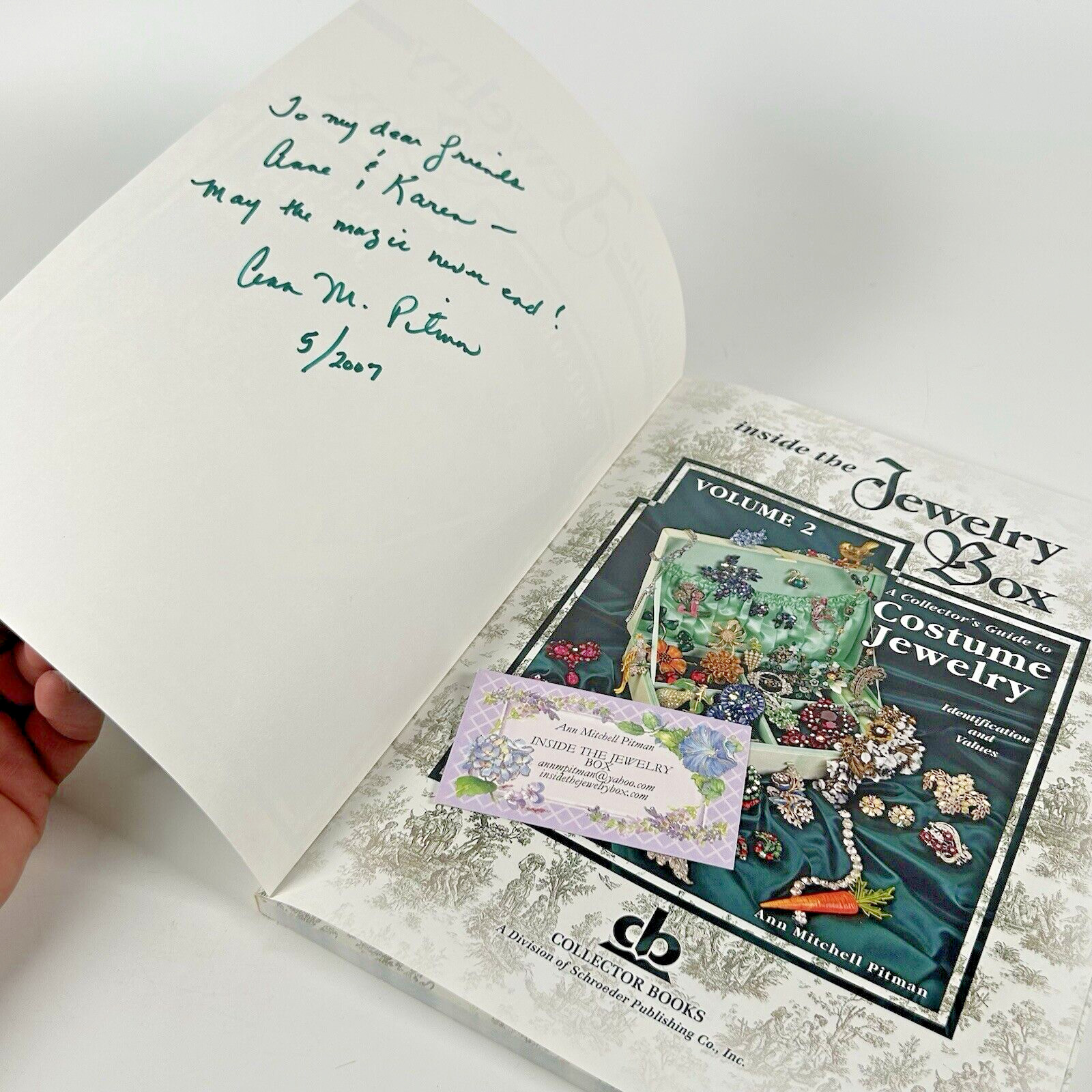 SIGNED Inside the Jewelry Box Volume 2: A Collector’s Guide to Costume Jewelry