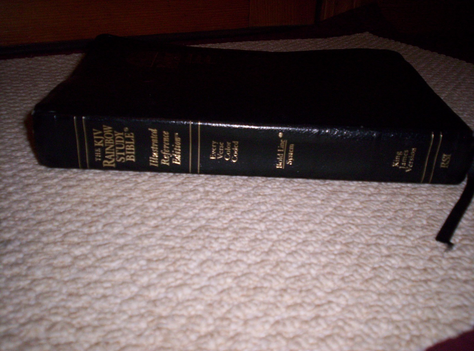 The RAINBOW STUDY BIBLE–COLOR CODED BOLD Line KJV 1998–Tab Index