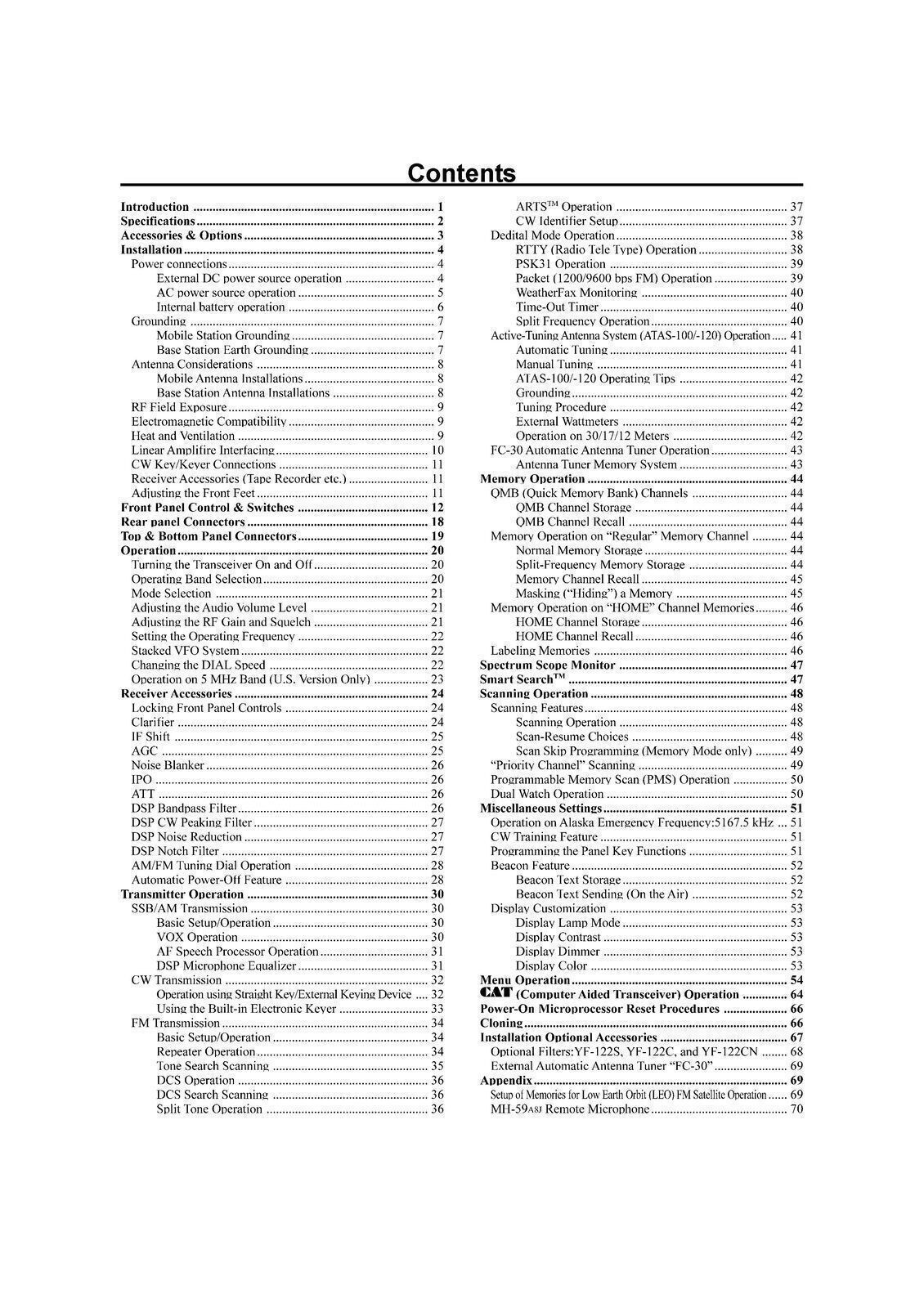 YAESU FT-897D Transceiver User Operating Manual – HD WIRE BOUND
