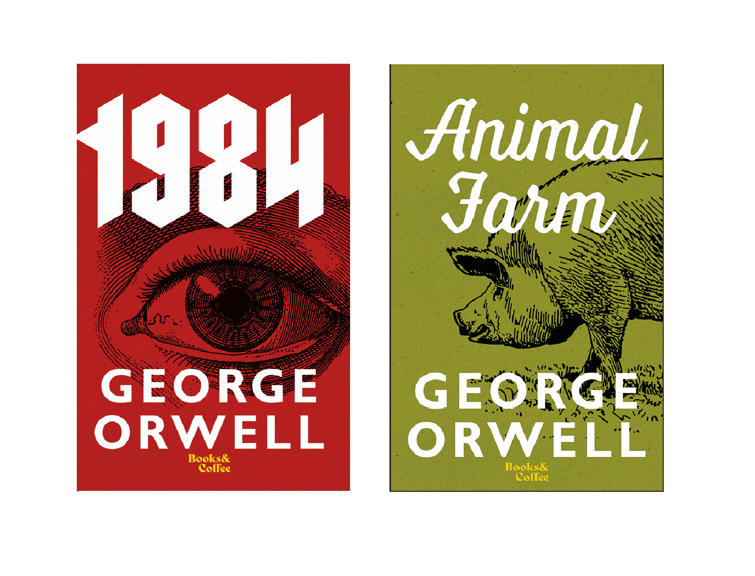 Best of George Orwell Set (Animal Farm & 1984) Set of 2 Books – Paperback-NEW