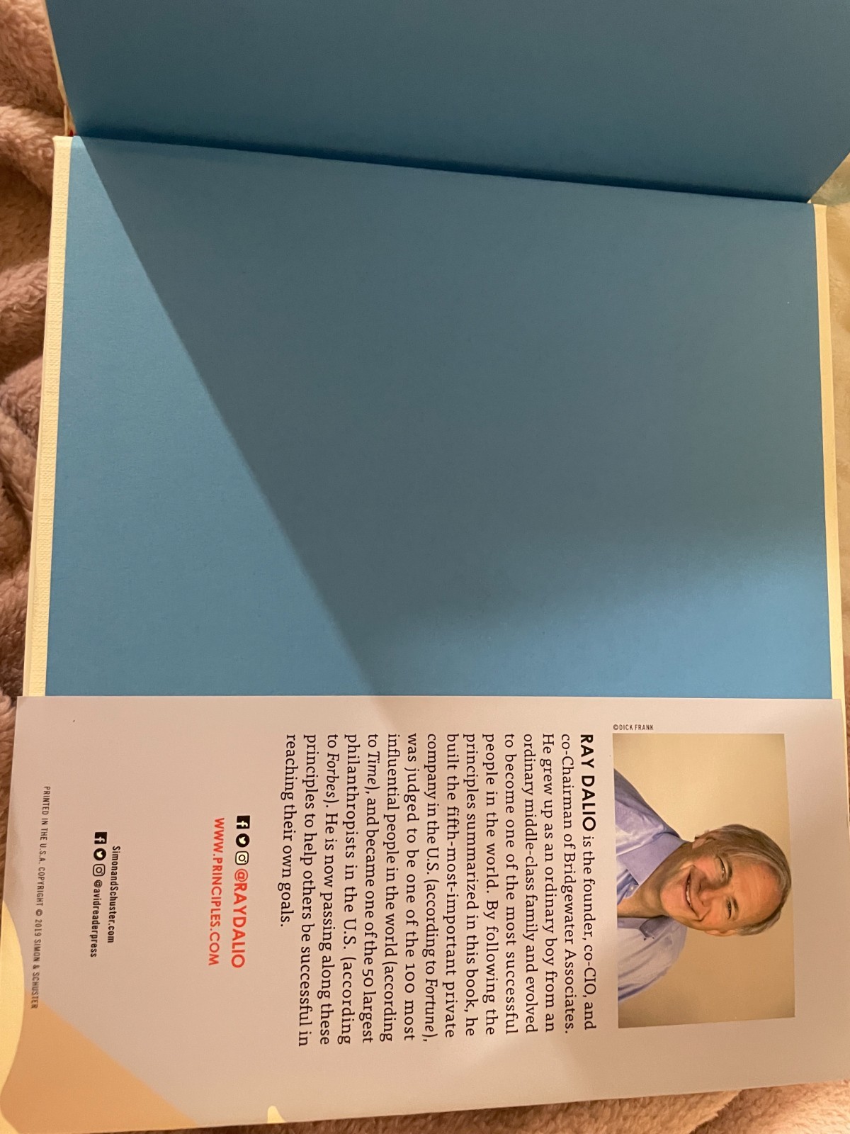 Principles for Success – Ray Dalio – First Edition Illustrated Hardcover – LN
