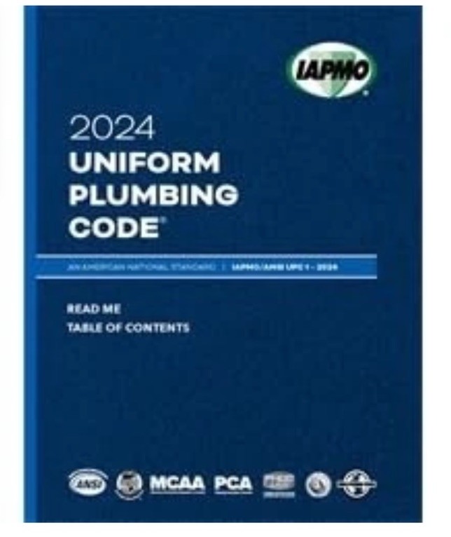2024 Uniform Plumbing Code Soft Cover w/Tabs IAPMO/ANSI UPC 1 Paperback –…
