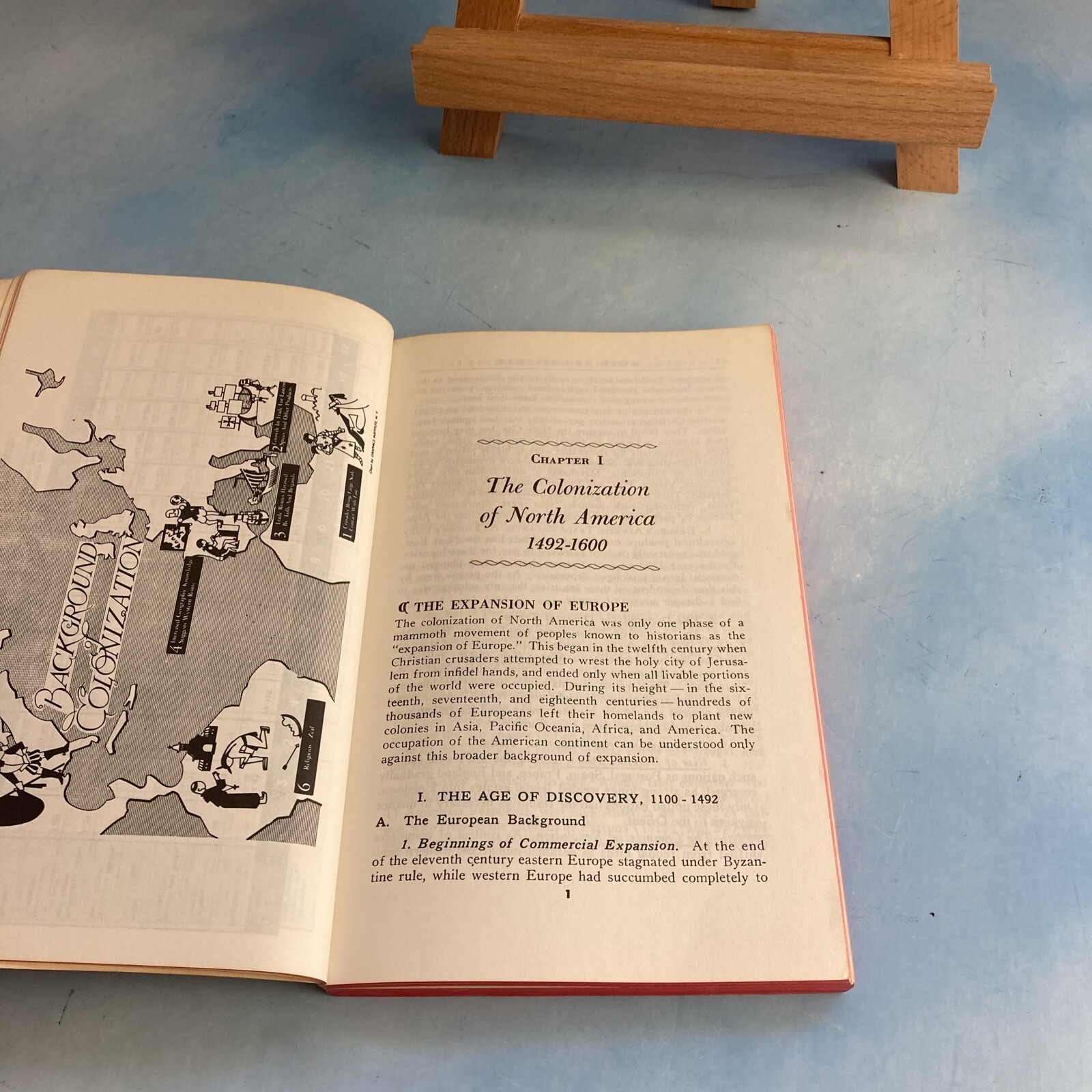 American History Before 1877~W/ Questions & Answers~Ray Billington~VINTAGE 1964!
