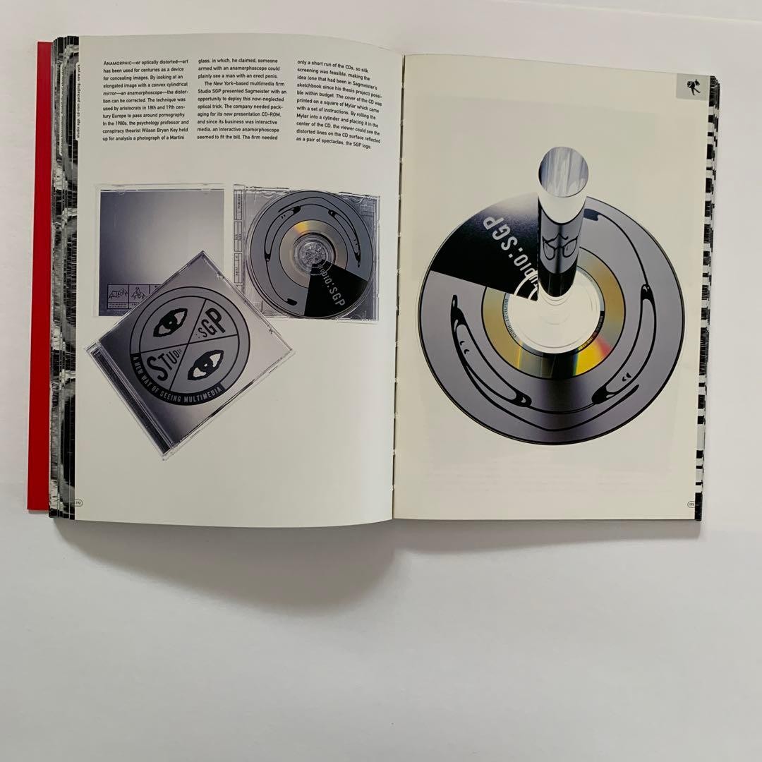 SAGMEISTER Art Book Dog Illustration Red 2001 11×6.7in 286 Pages