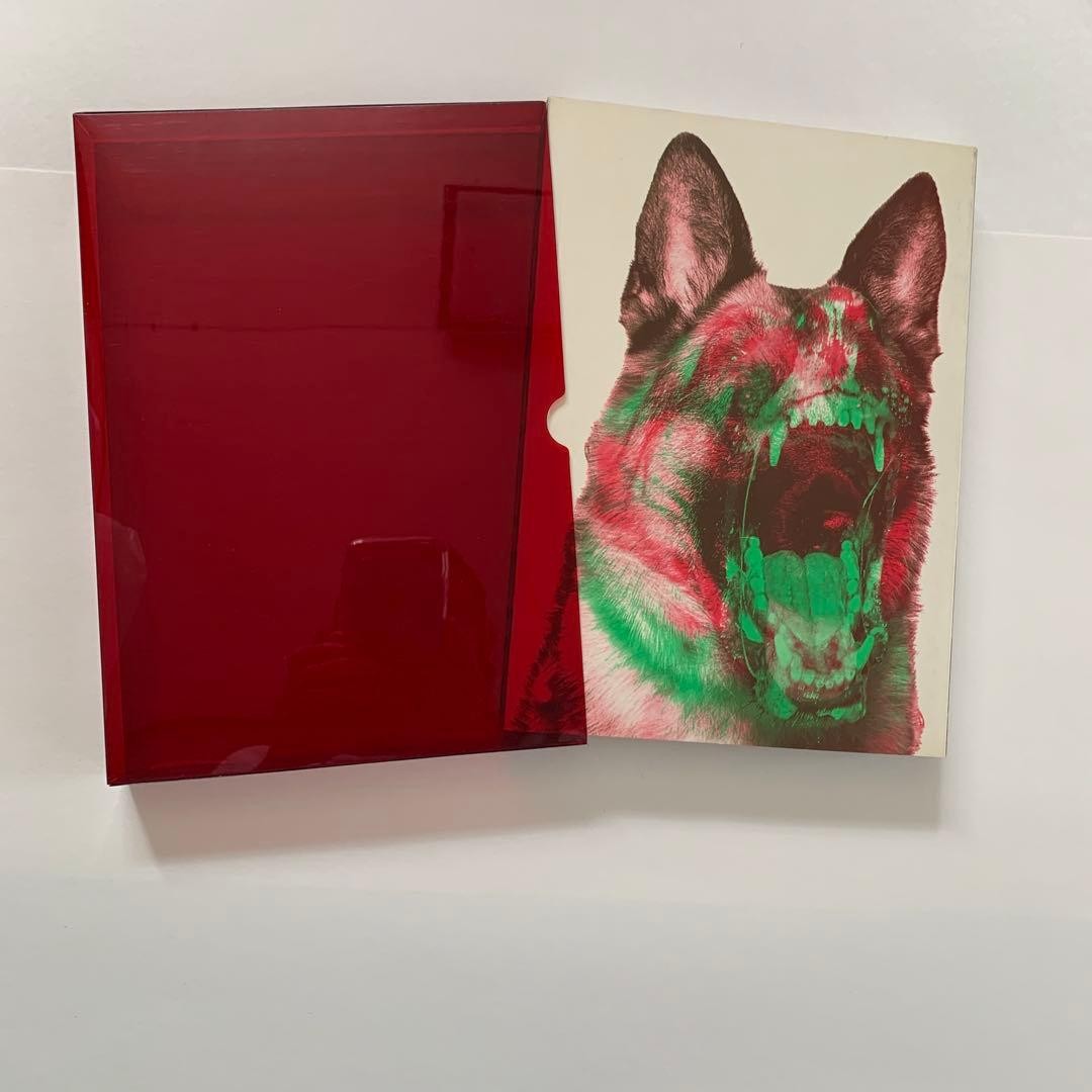 SAGMEISTER Art Book Dog Illustration Red 2001 11×6.7in 286 Pages