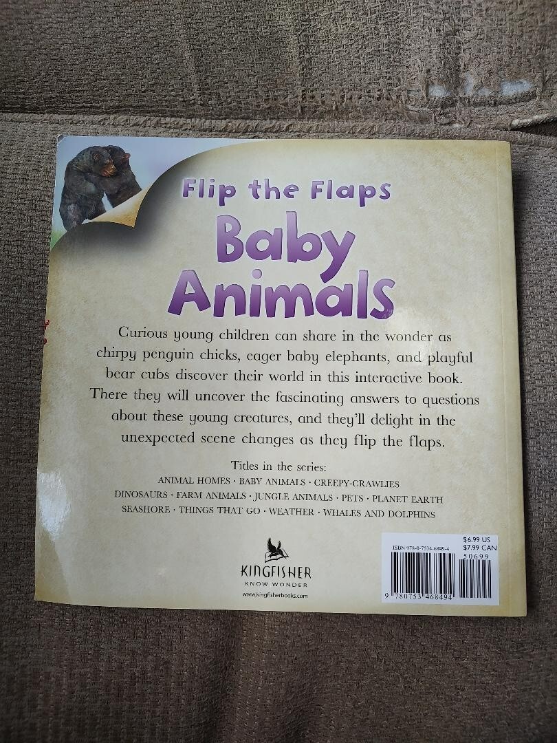 Flip the Flaps: Baby Animals Picture Book Hannah Wilson