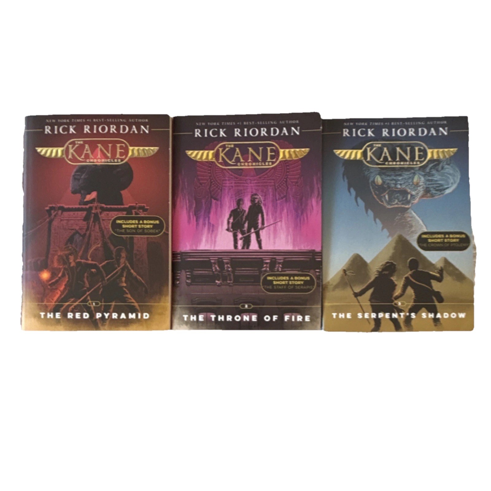 Rick Riordan The Kane Chronicles Box Set Paperback Disney Hyperion Bonus Story