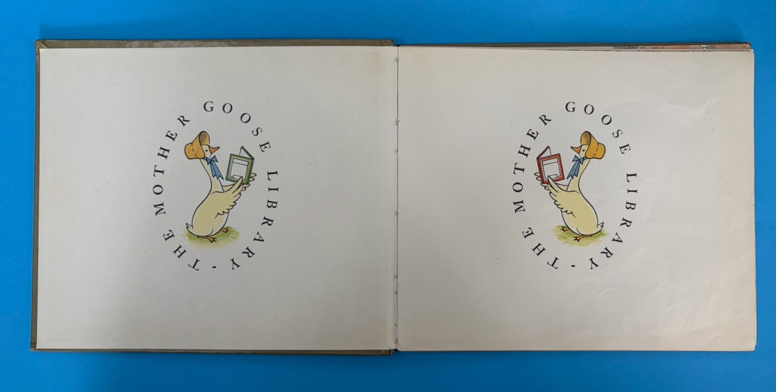 London Bridge Is Falling Down The Mother Goose Library 1975 HC Book
