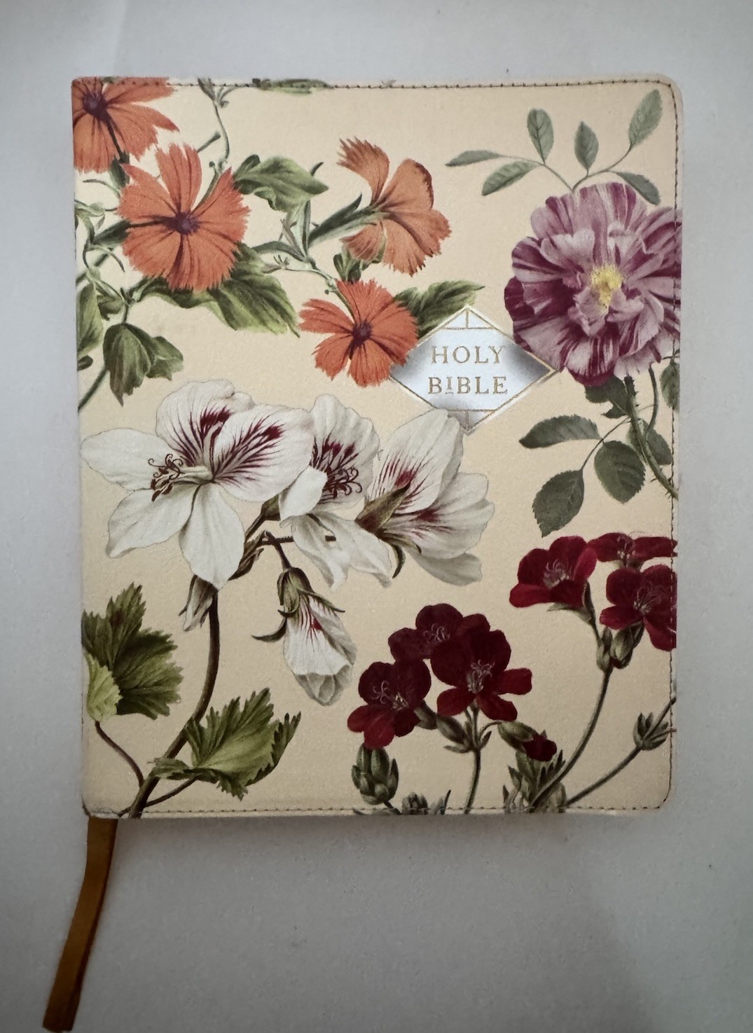 NASB Artisan Collection Bible Floral Leathersoft 1995 Text Zondervan 2021