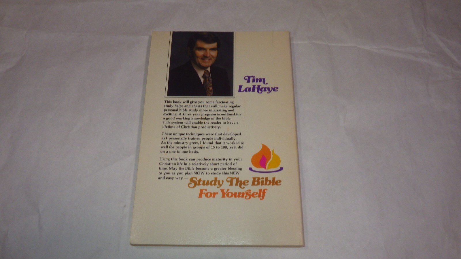 How to Study the Bible for Yourself 3 Year Program Outline Book 1976 Tim LaHaye