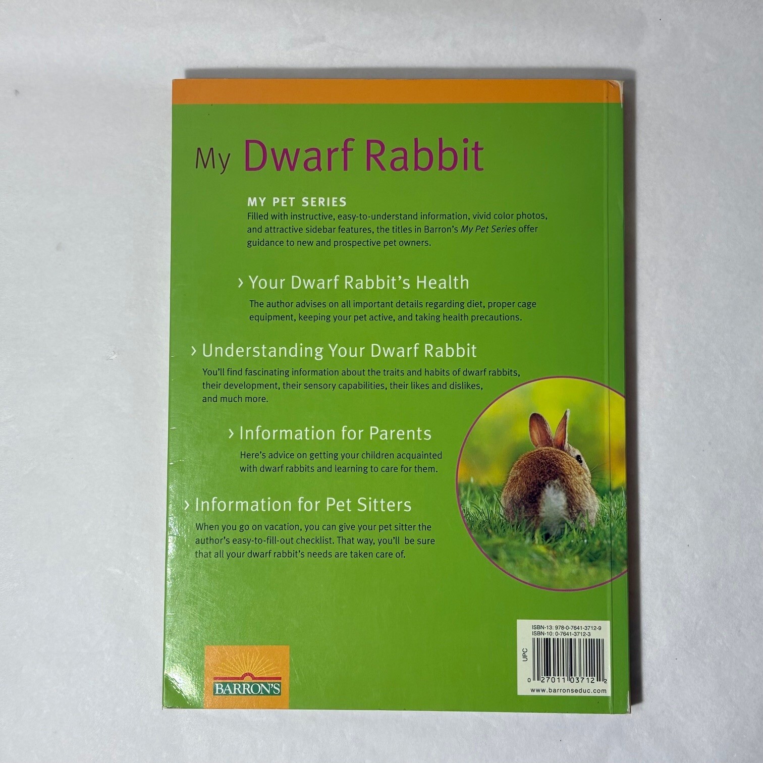 My Dwarf Rabbit Papperback Book Instructive Information