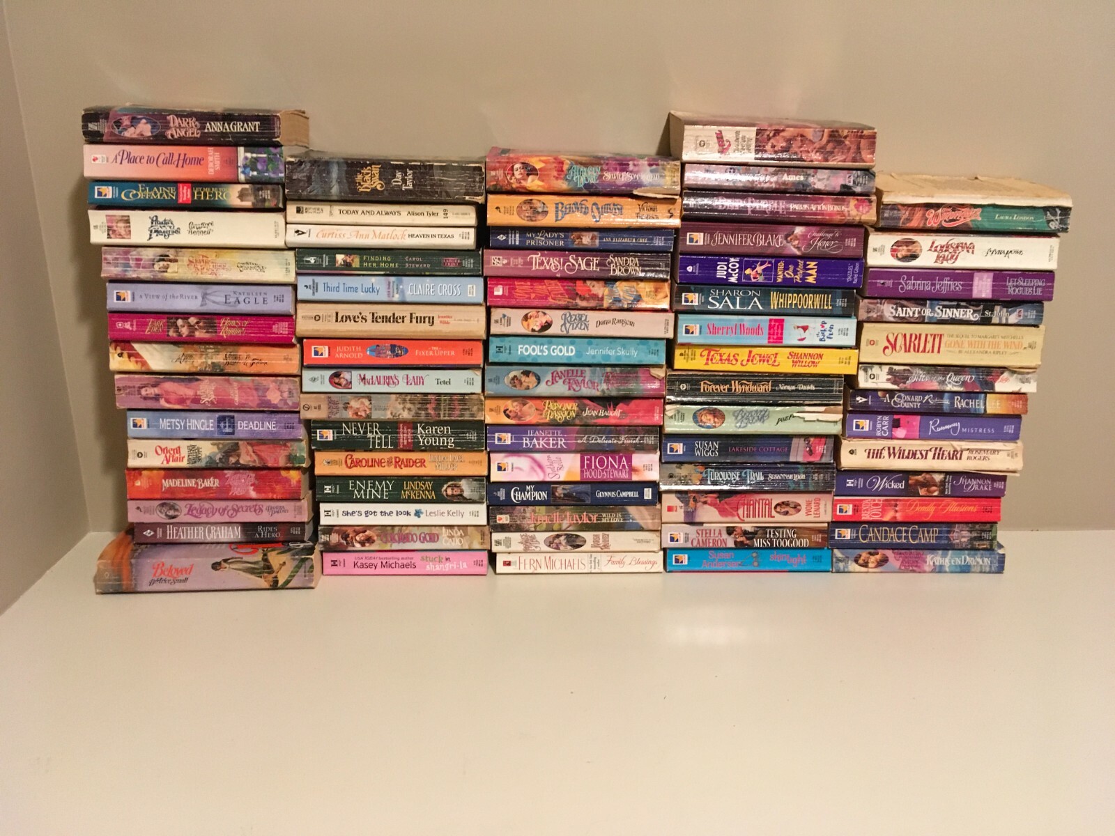 Miscellaneous Romance Novels – Lot of 73