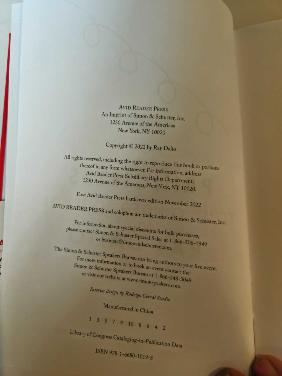 Ray Dalio Principles Guided Journal Hardcover 2022 Simon & Schuster Business