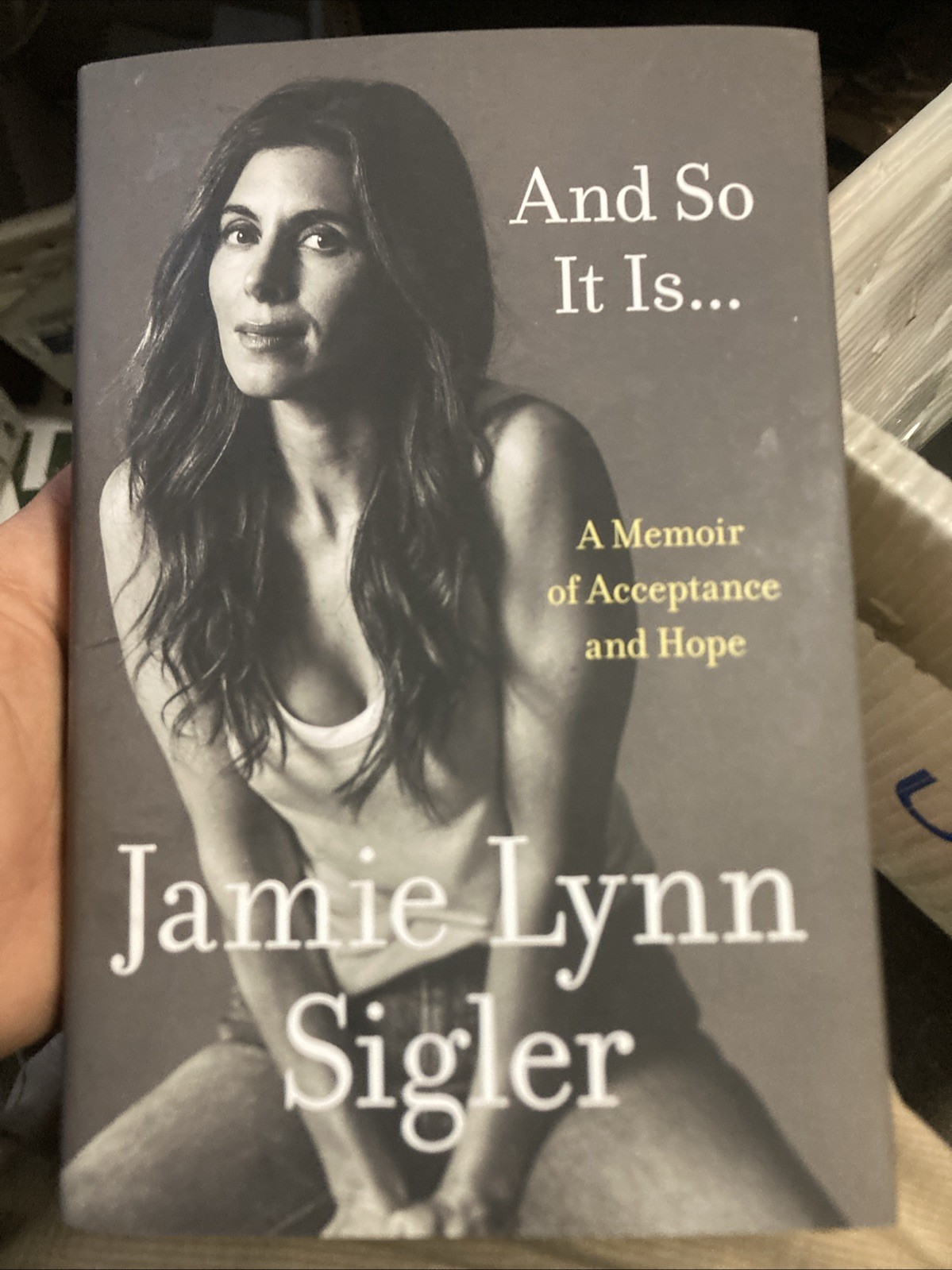 And So It Is… : A Memoir of Acceptance and Hope, Hardcover by Sigler, Jamie…