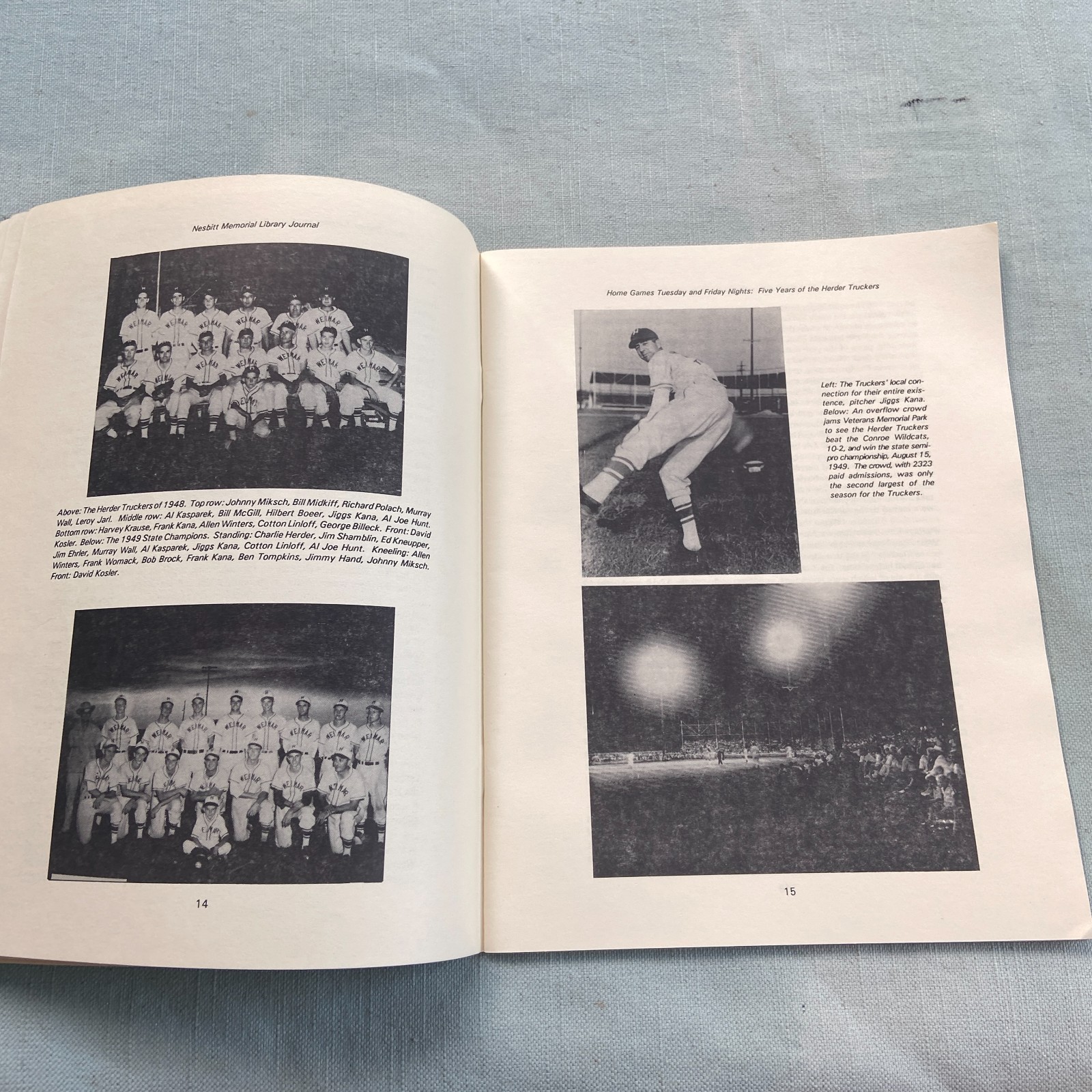 Nesbitt Memorial Library Journal Colorado County History 1992 V 2 #1 Murray Wall