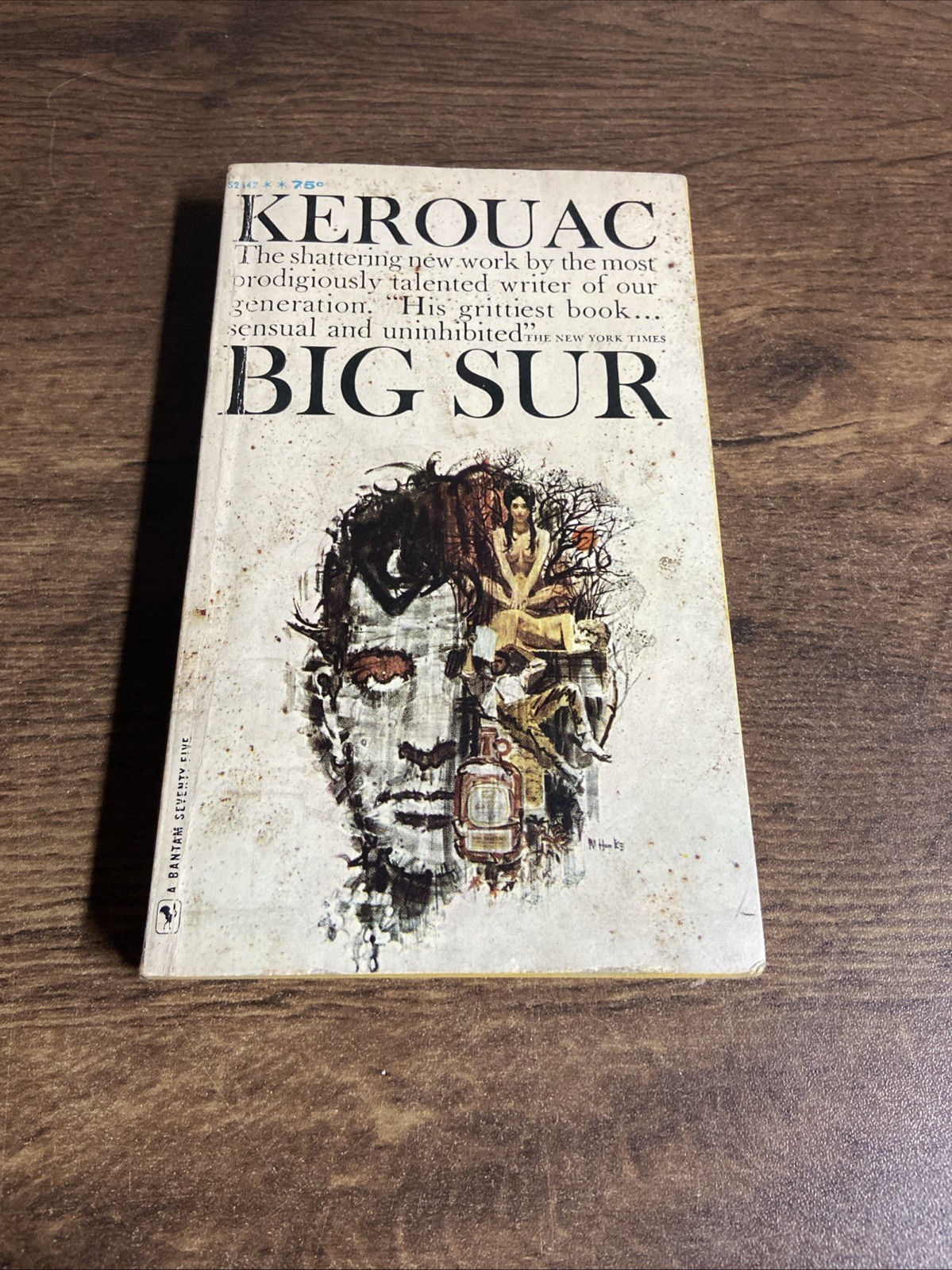 1963 – Jack Kerouac ‘Big Sur’ paperback PB 1st Bantam Books Printing
