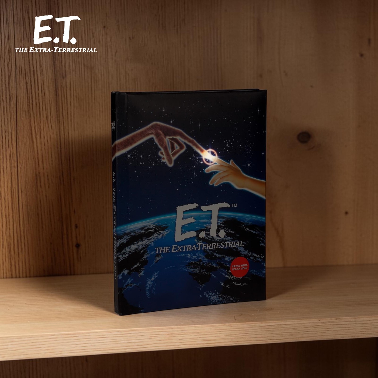 E.T. The Extra-Terrestrial Light-Up Hardcover Notebook | 6 x 10 Inches