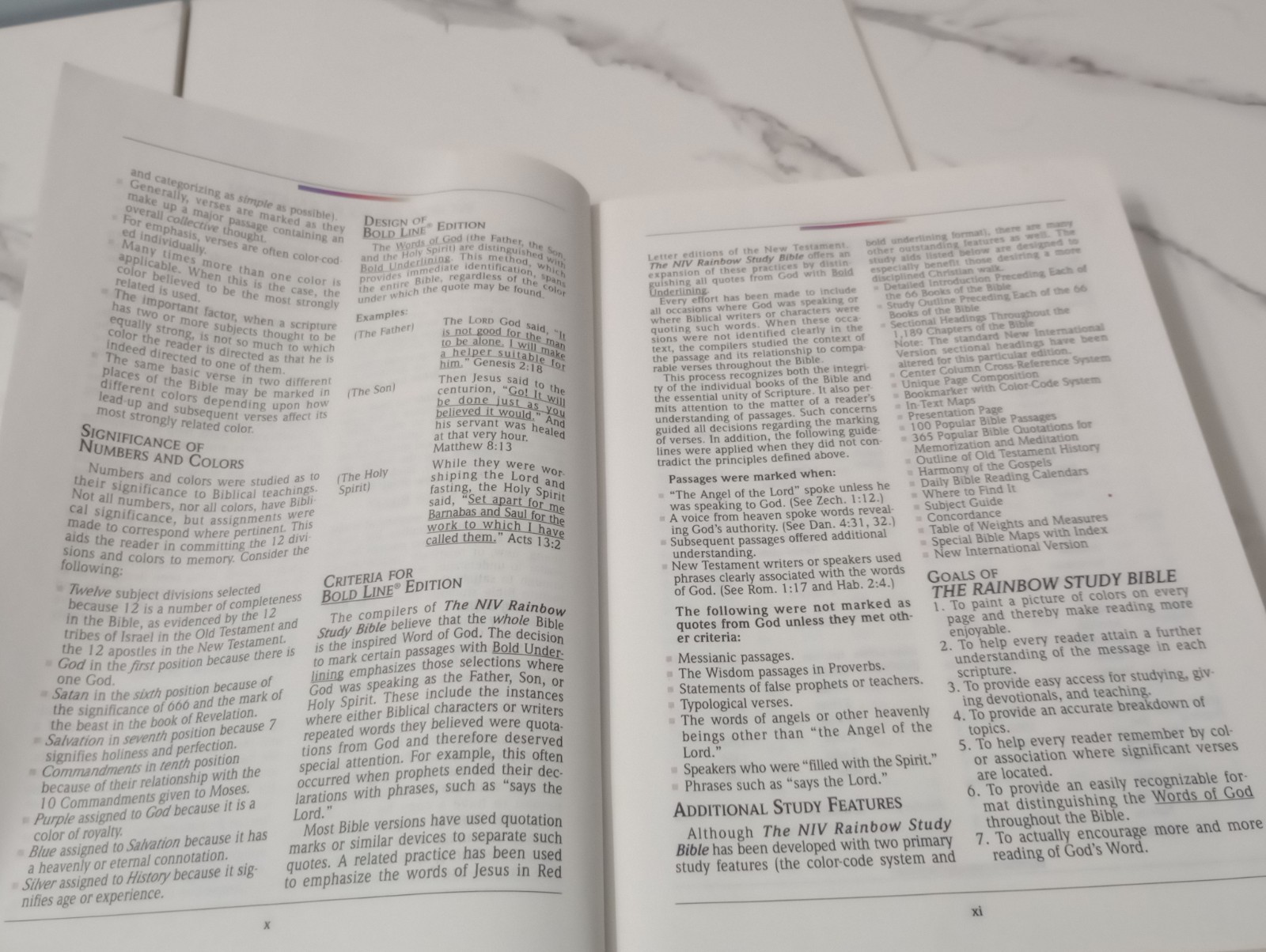 Rainbow Study Bible, NIV, 1996 Color Coded Bold Line Edition, Hardcover