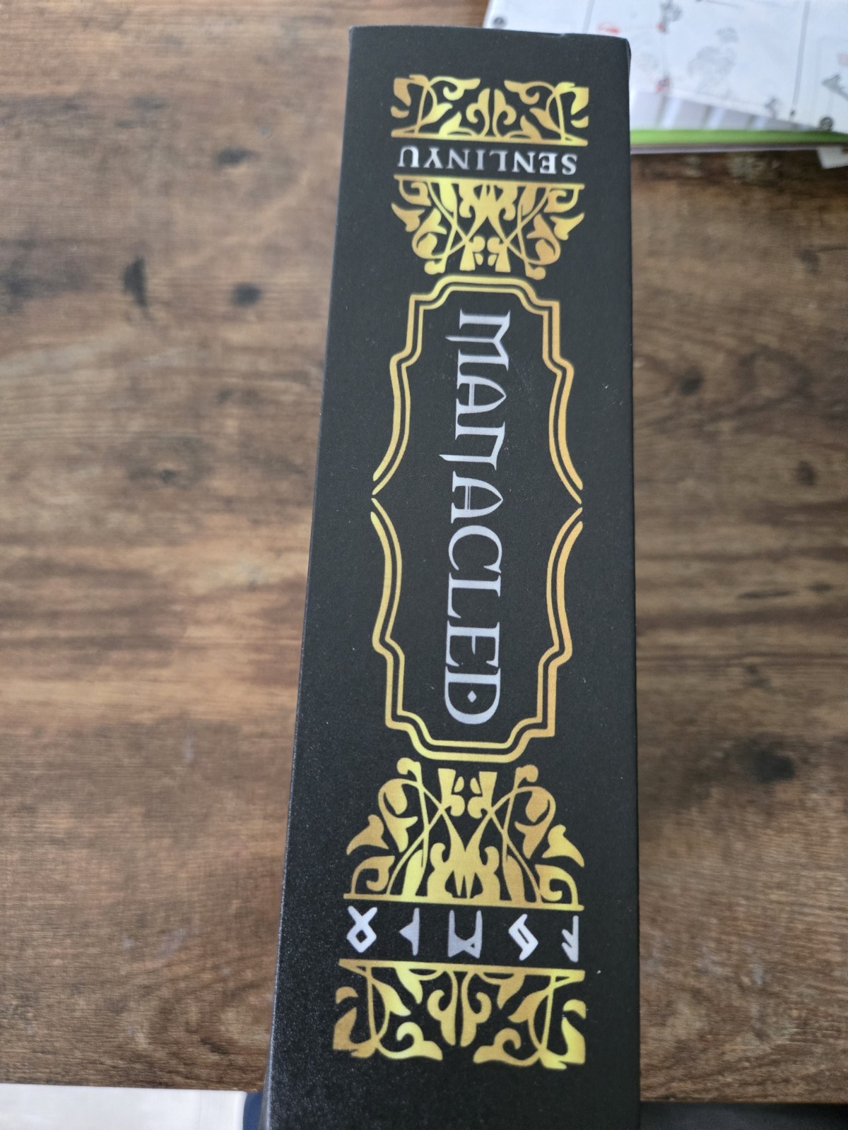 Manacled by SenLinYu Hardcover Book English Black Gold Ornate Cover