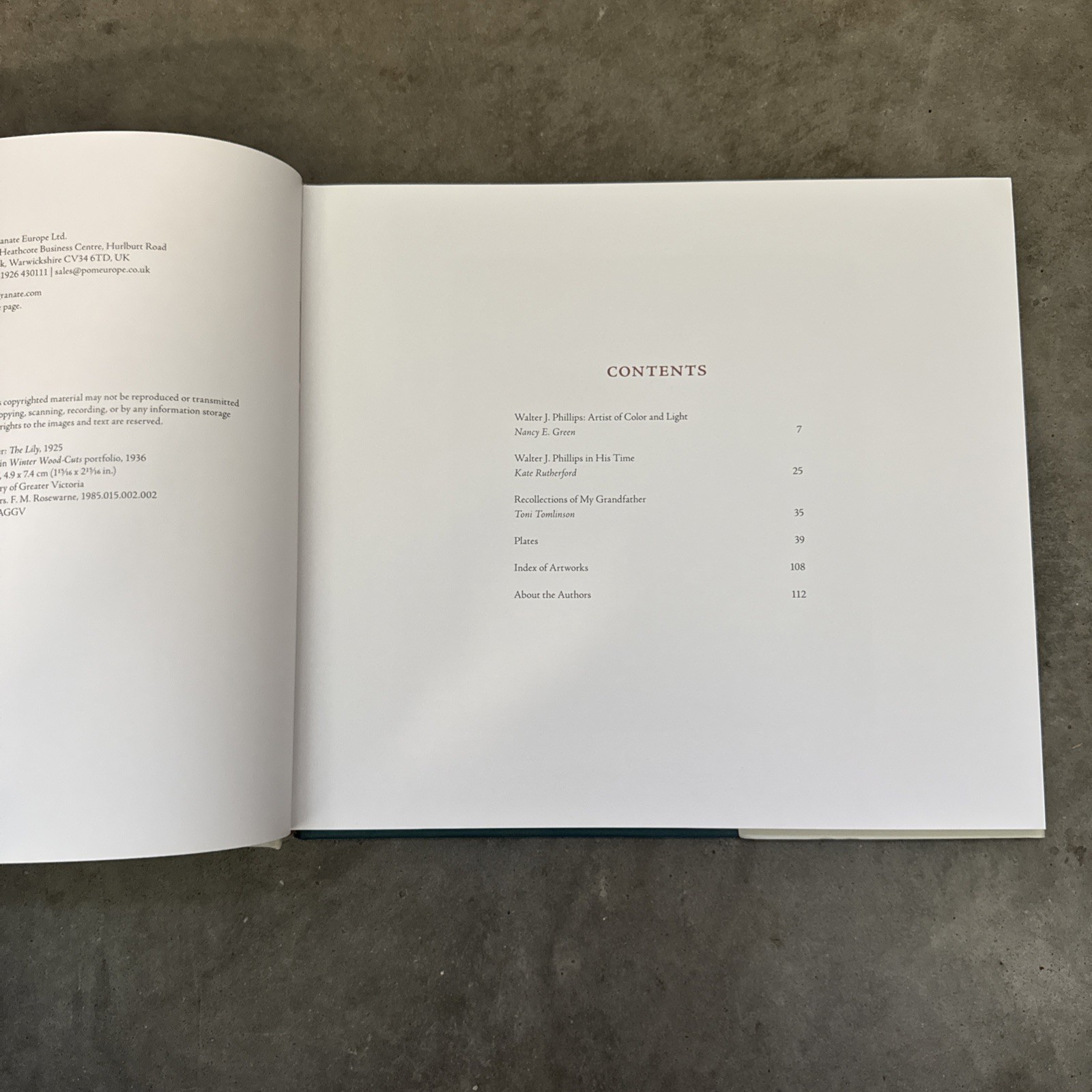 Walter J. Phillips by Green, Tomlinson Rutherford – Corner Damage