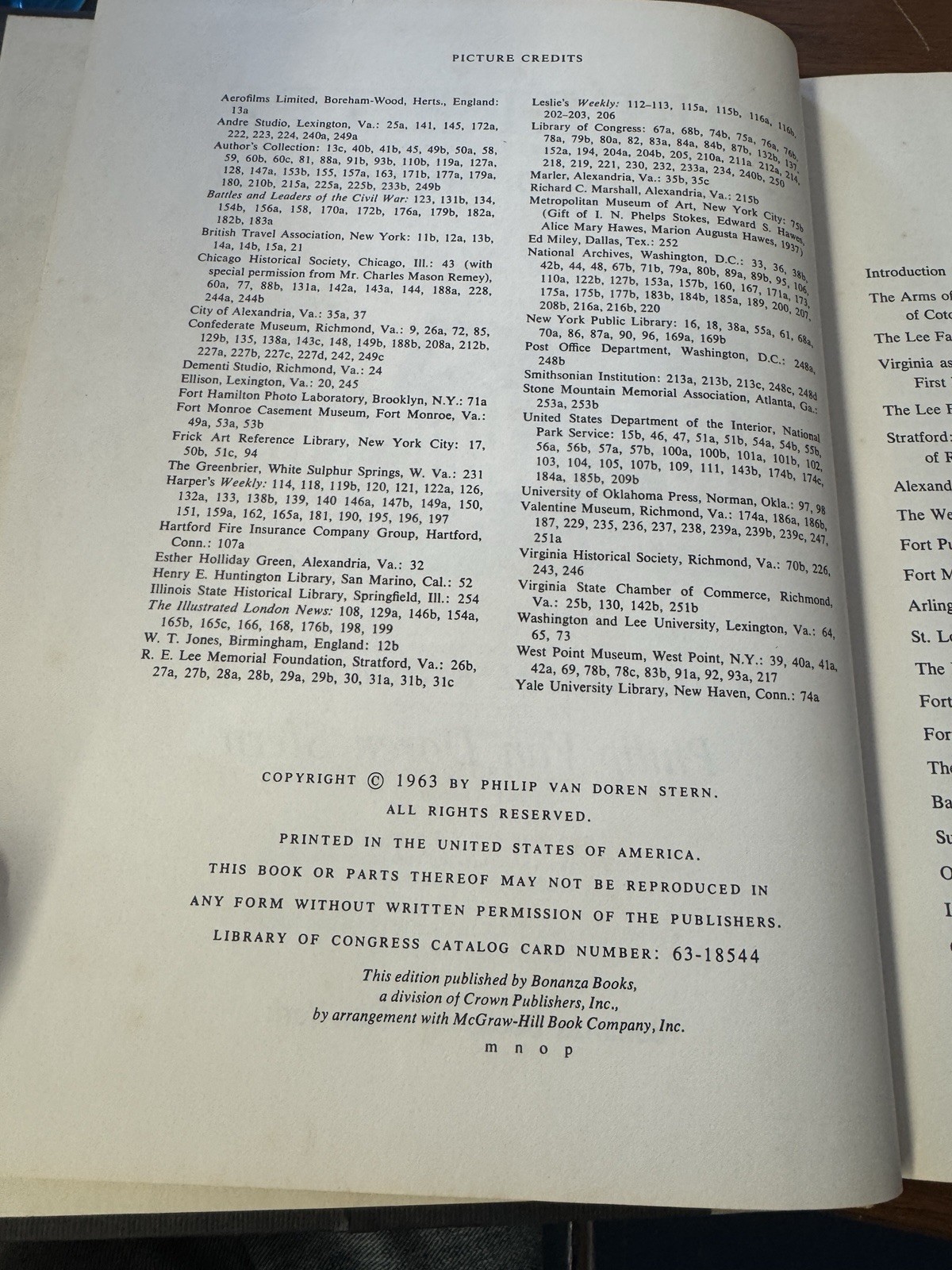Robert E. Lee : The Man and the Soldier Hardcover Philip V. Stern No Dust Jacket