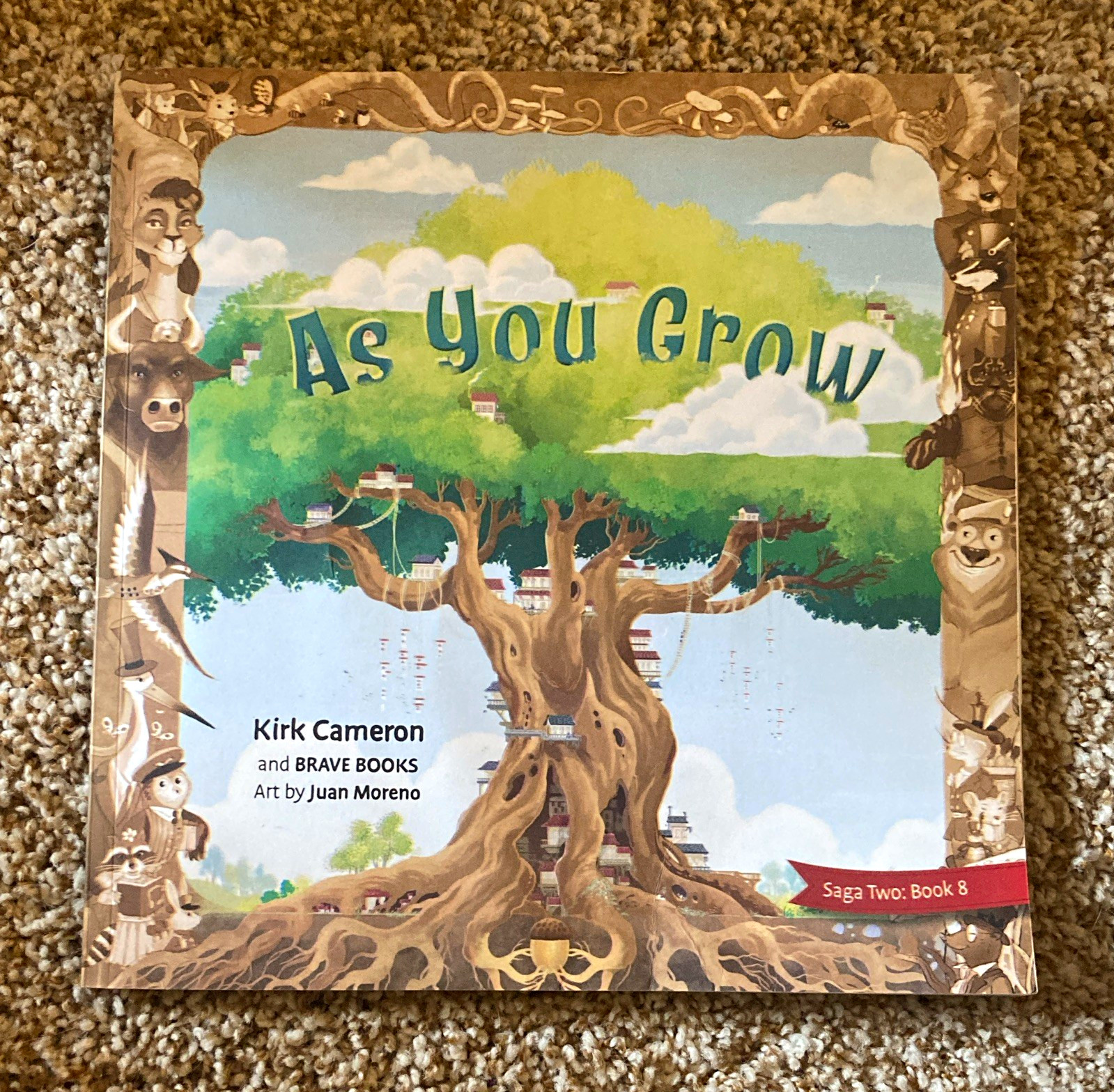 As You Grow by Kirk Cameron Hardcover BRAVE BOOKS Ages 9-12 Leadership