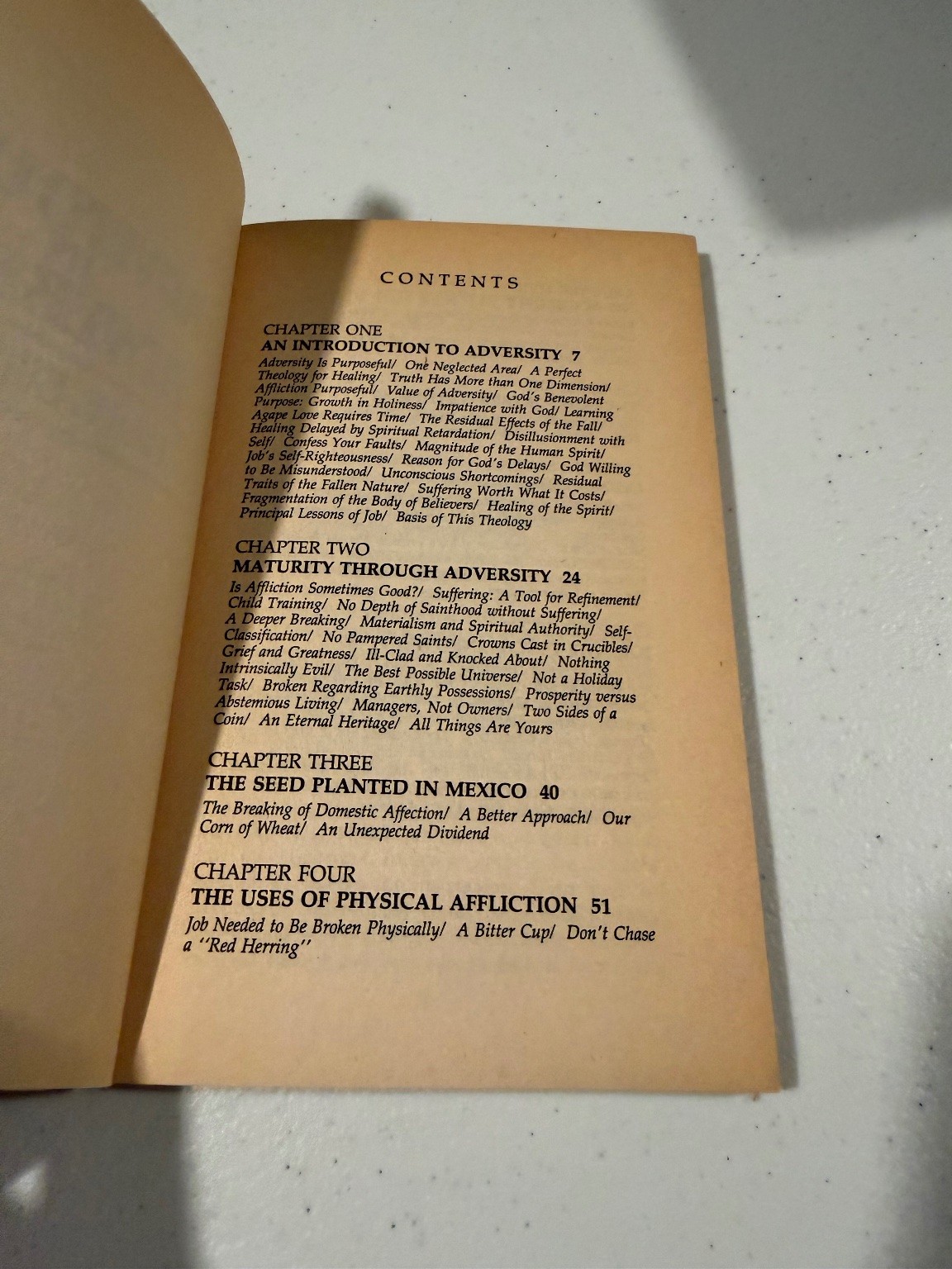 Adventure in Adversity Paul E. Billheimer 1984 1st Printing Christian Paperback