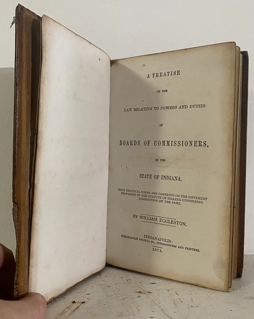 A Treatise on the Law Relating to Powers and Duties of Boards of Commissioners..