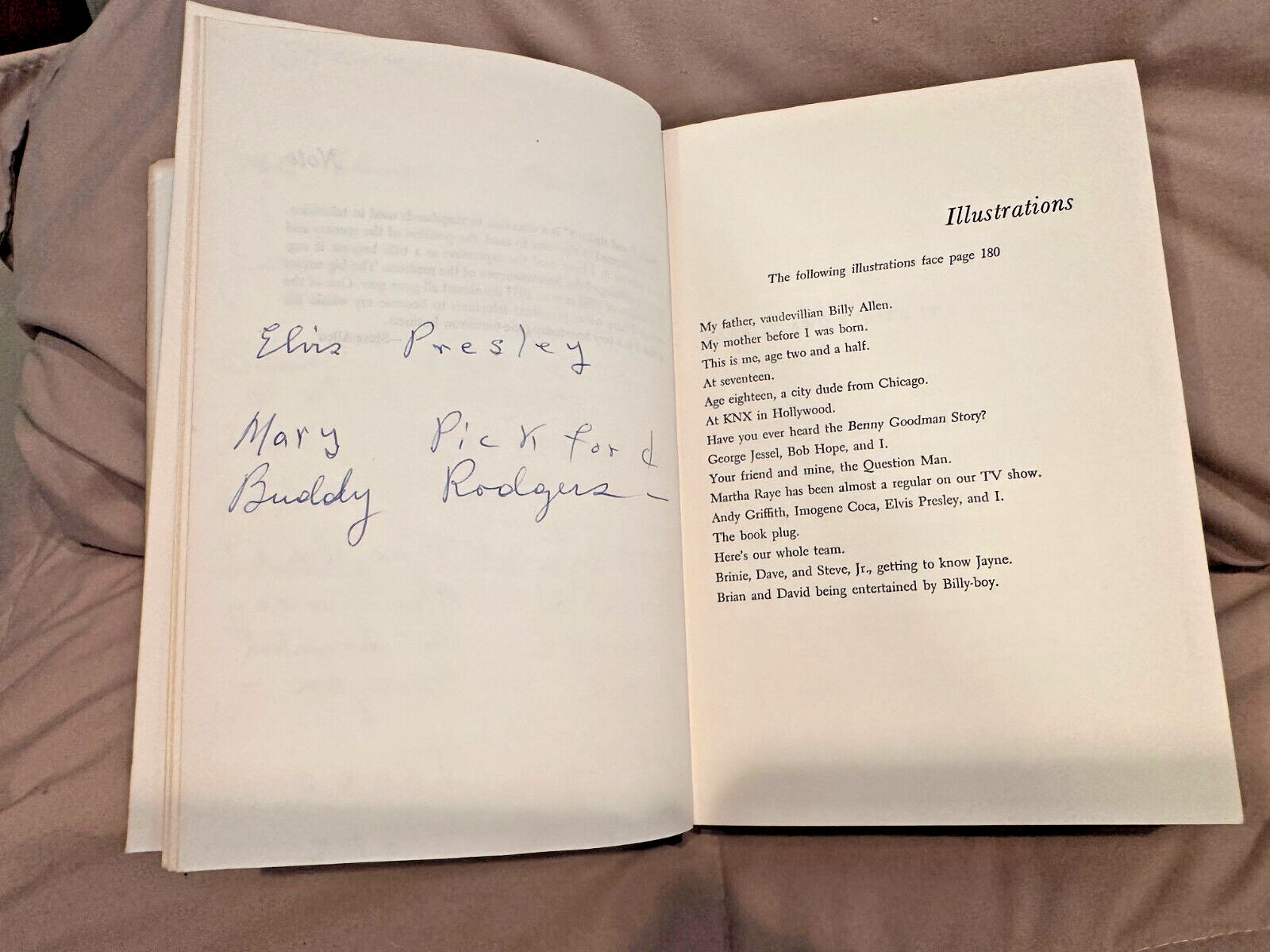 Steve Allen Mark it and Strike it Signed autobiography hard cover book see pics!