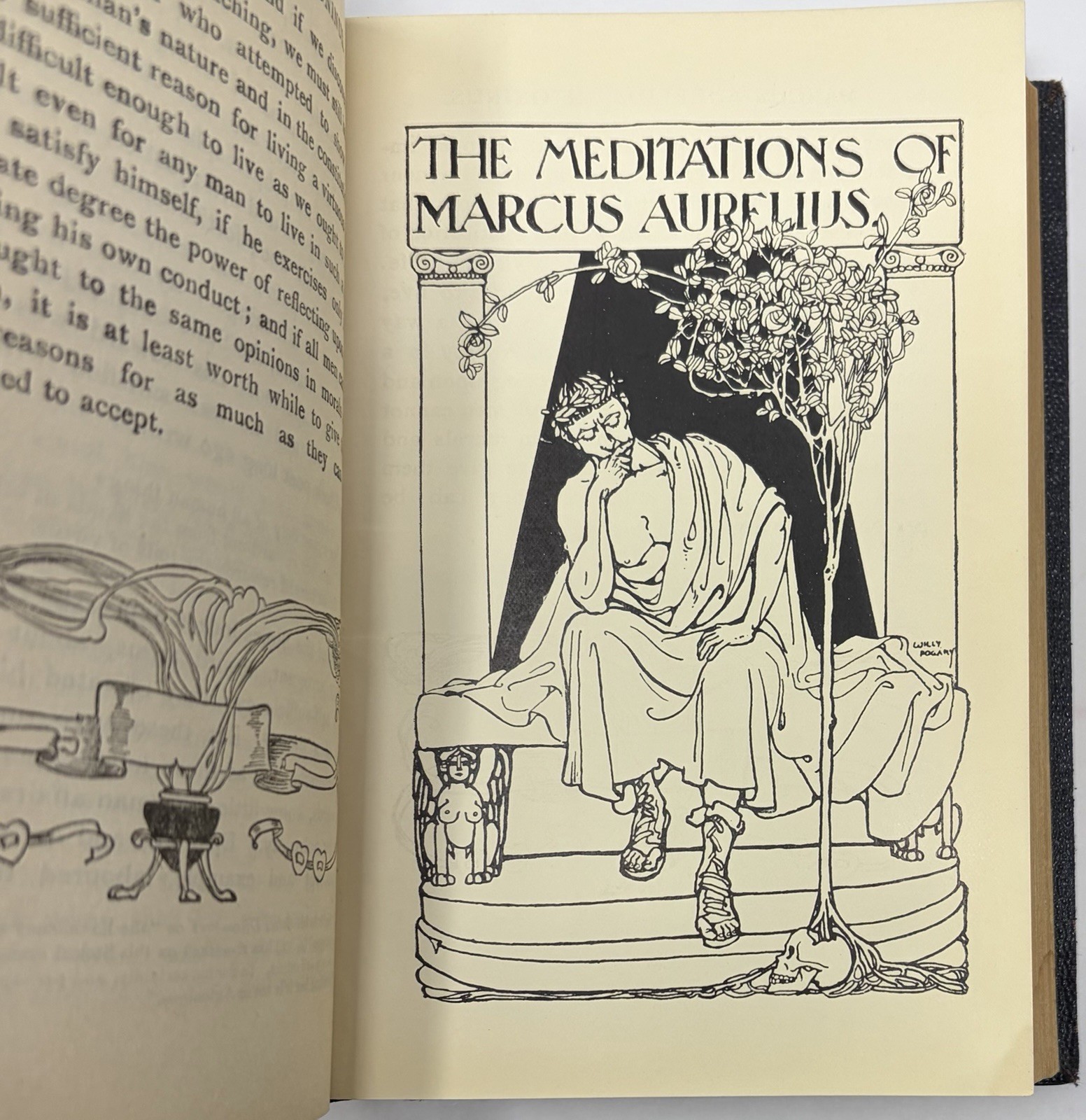 Vintage Aurelius Meditations Willy Pogany Illustrations Translation by Long Book