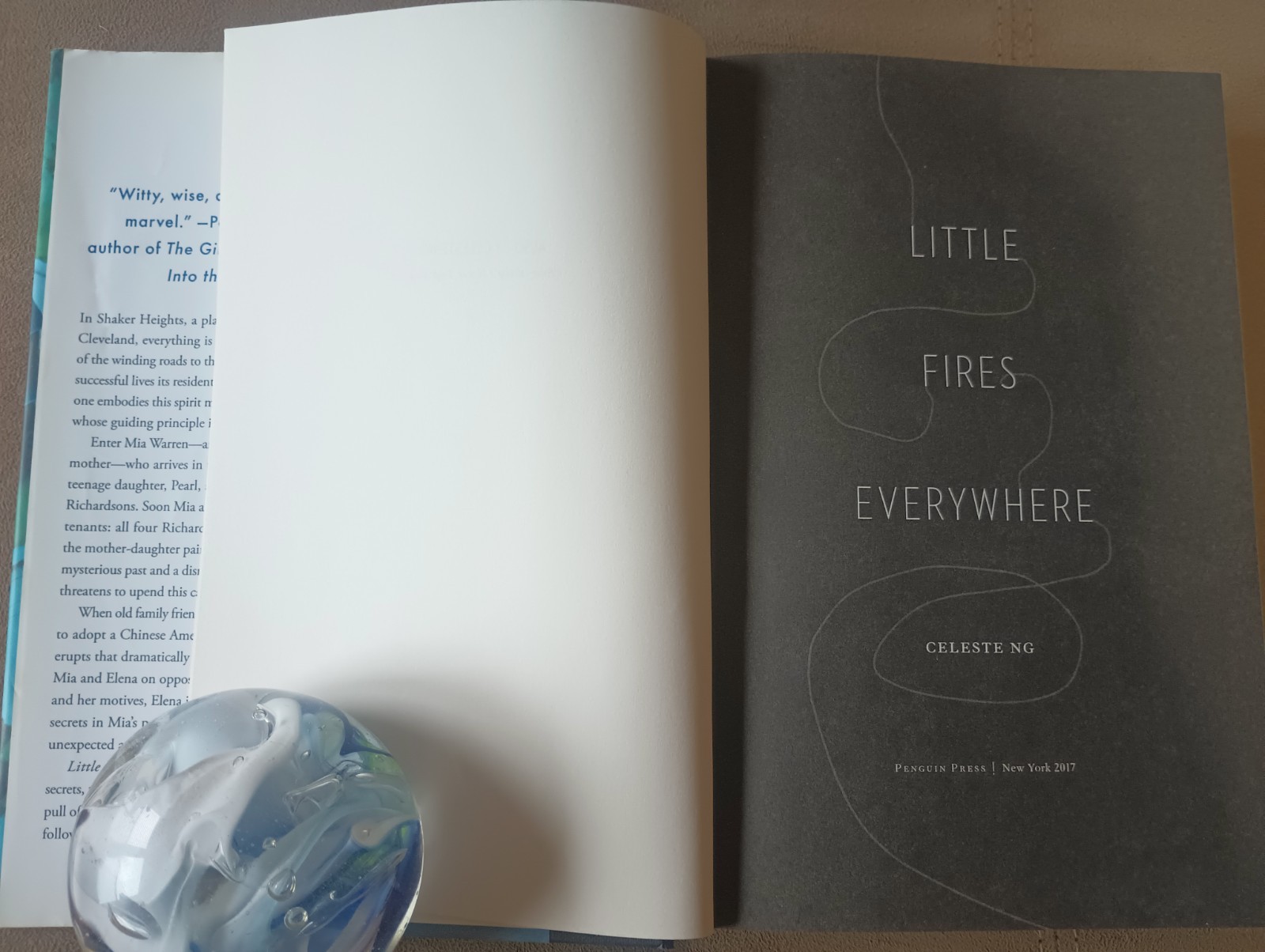 Celeste Ng Little Fires Everywhere Signed 1st Printing Hardcover NM-