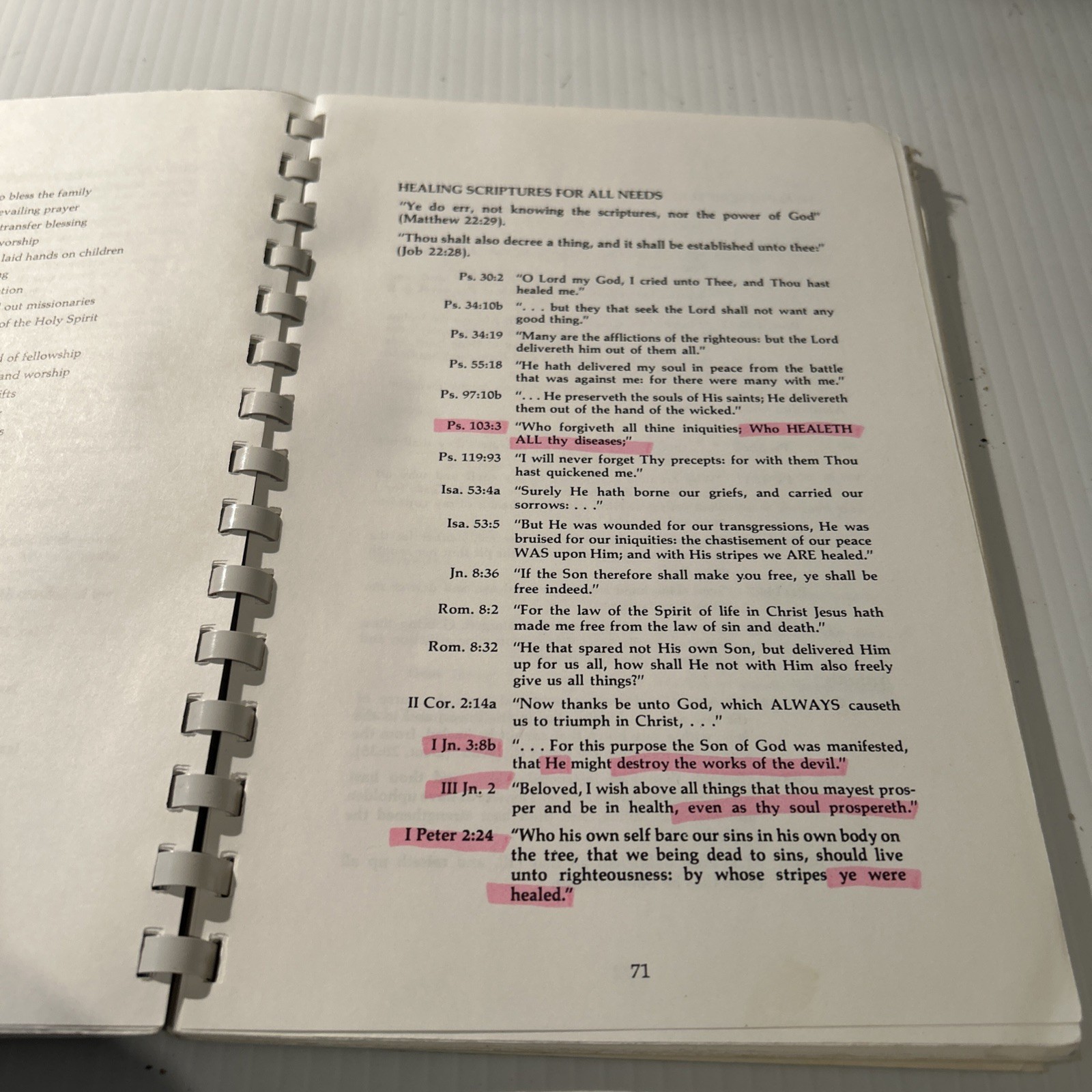 Scripture Keys for Kingdom Living By June Newman Davis 1978 Christian Prayer