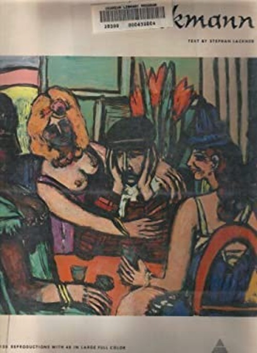 Max Beckmann Hardcover Stephan Lackner