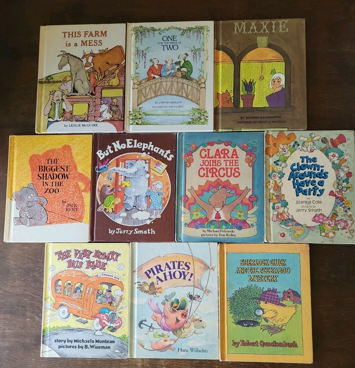 VINTAGE 1970-87 Lot of 10 Parents Magazine Press Children’s HB Books