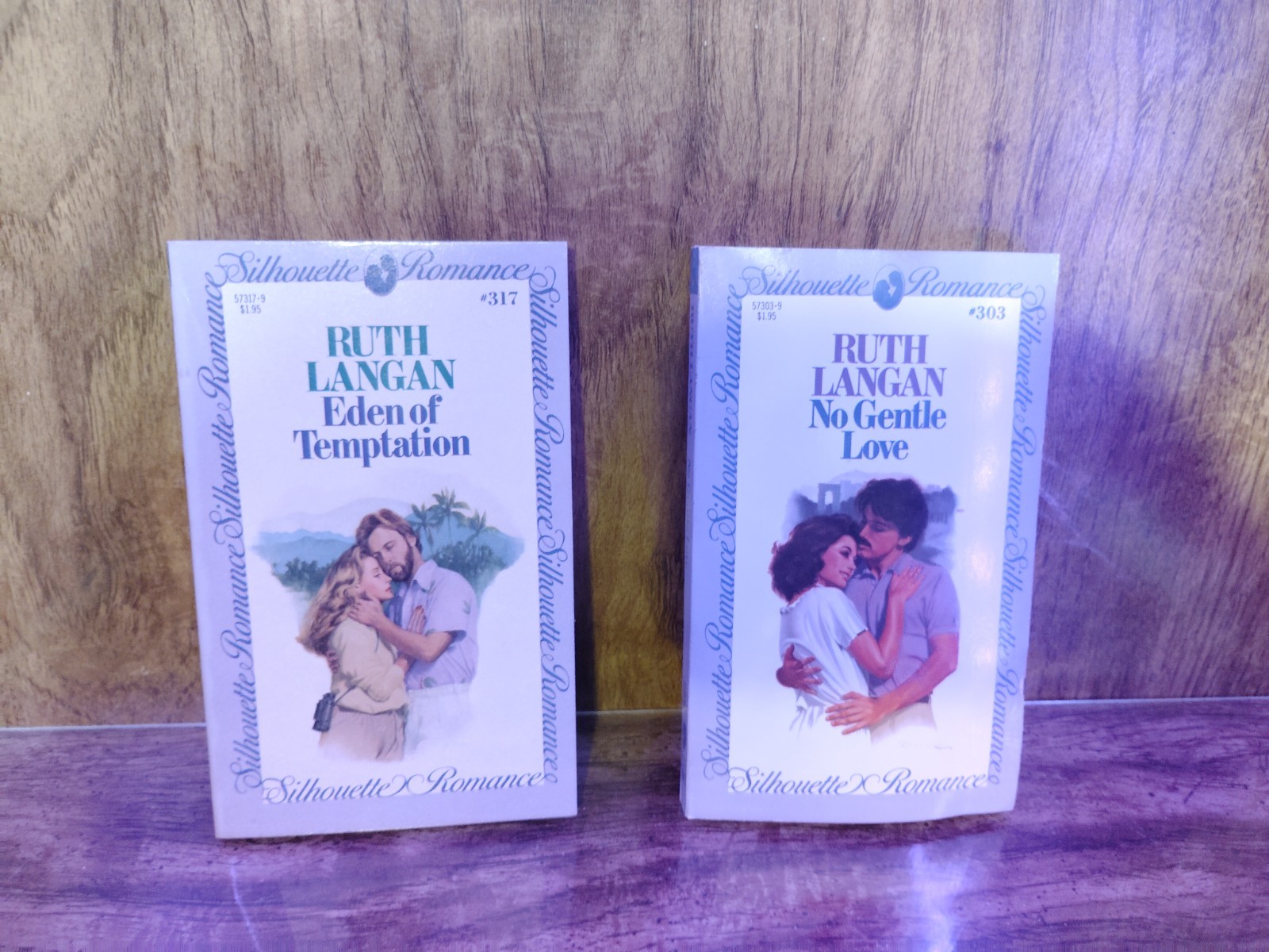 Two Silhouette Romance Paperbacks by Ruth Langan — #303 & #317