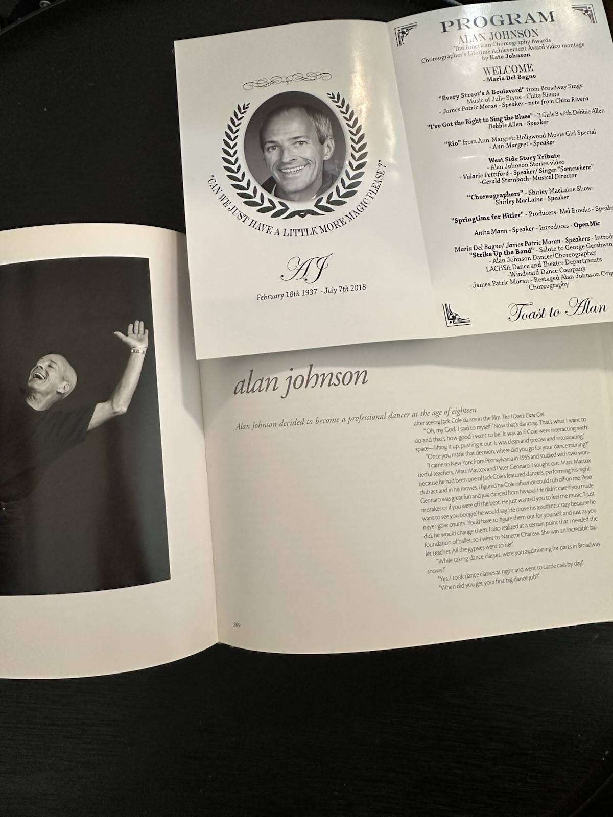 Super Unique Exciting Dance History Book Autographed