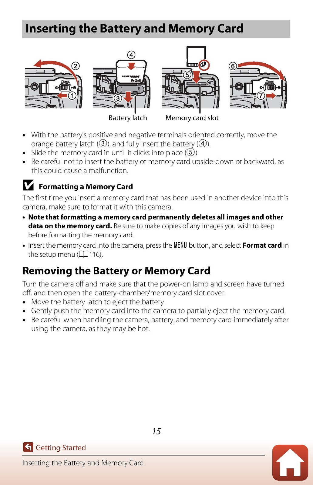 NIKON CoolPix B700 Reference Manual – STEEL WIRE BINDING – PROTECTIVE COVERING