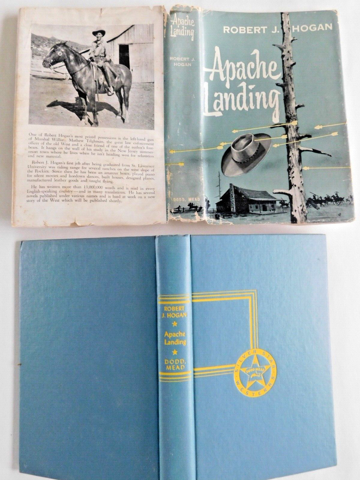 1951 Apache Landing By Robert J. HoganHB~DJ-Silver Star Western-Dodd Mead