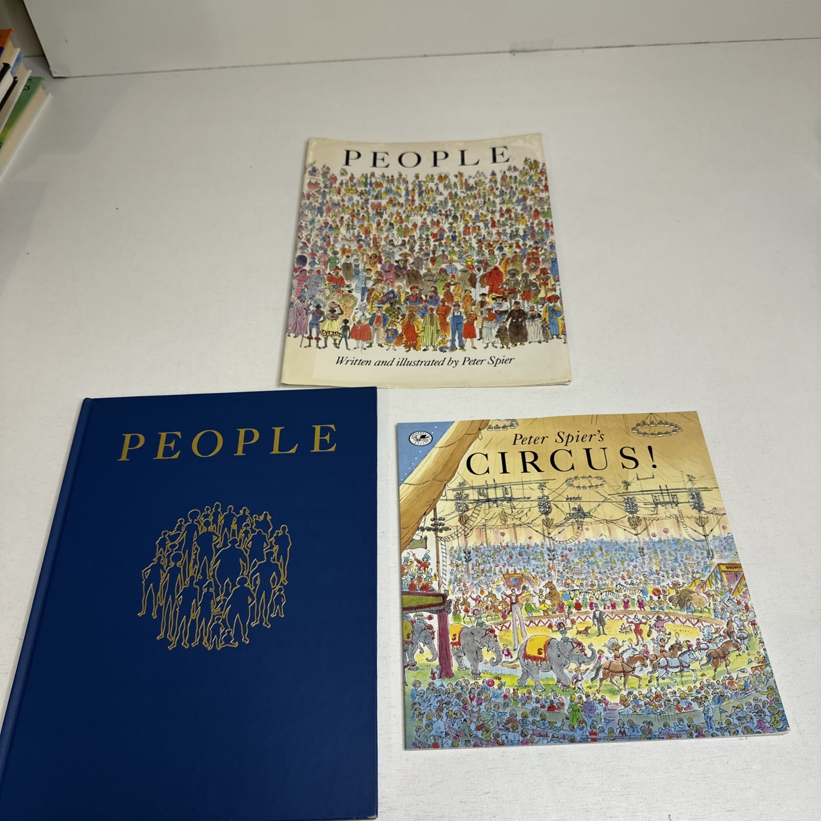Lot Of 2 PETER SPIER Books Circus & People